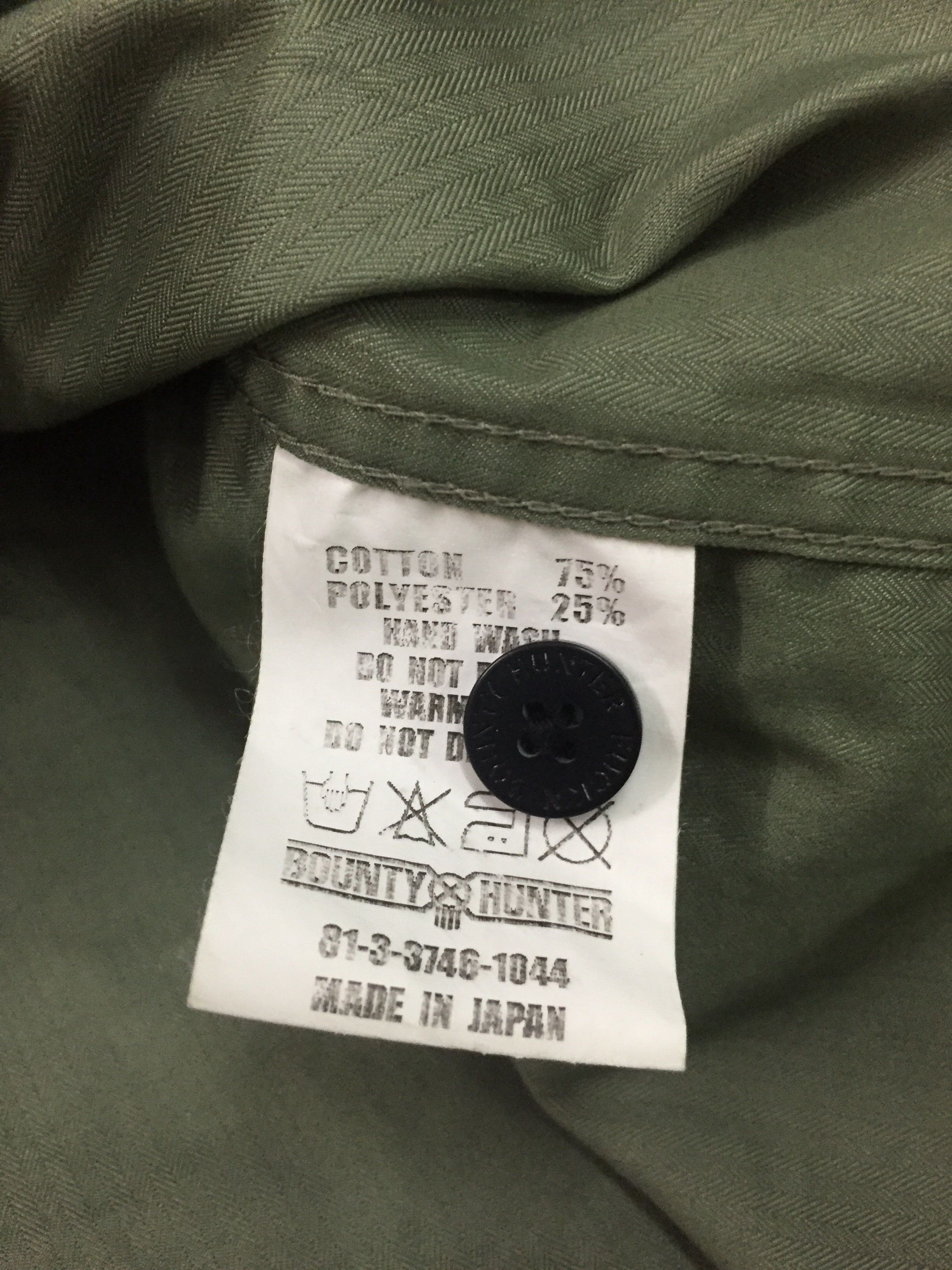 Bounty Hunter × Japanese Brand 3 Pocket herringbone Military shirt Size US M / EU 48-50 / 2 - 8 Thumbnail