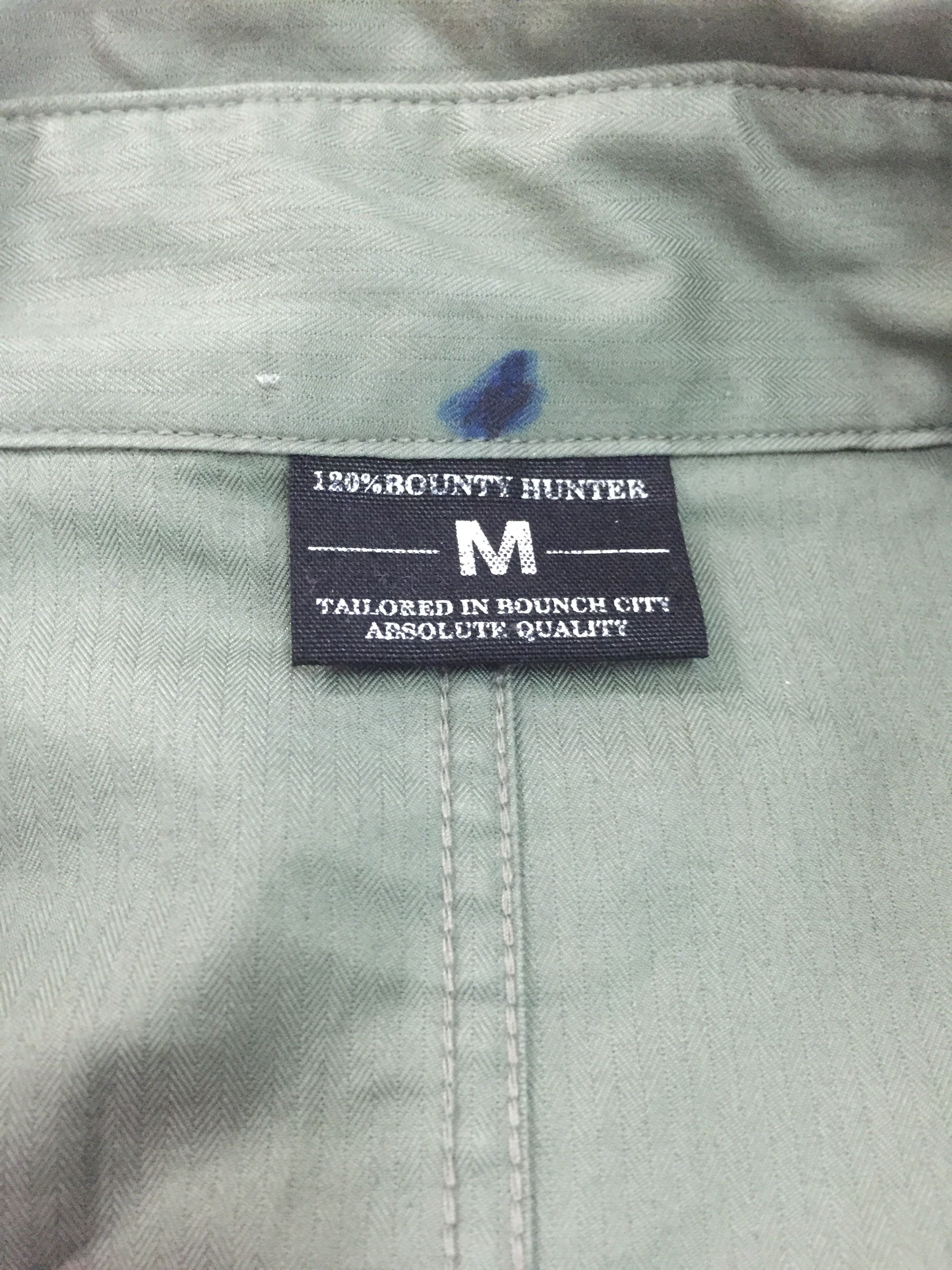 Bounty Hunter × Japanese Brand 3 Pocket herringbone Military shirt Size US M / EU 48-50 / 2 - 7 Thumbnail