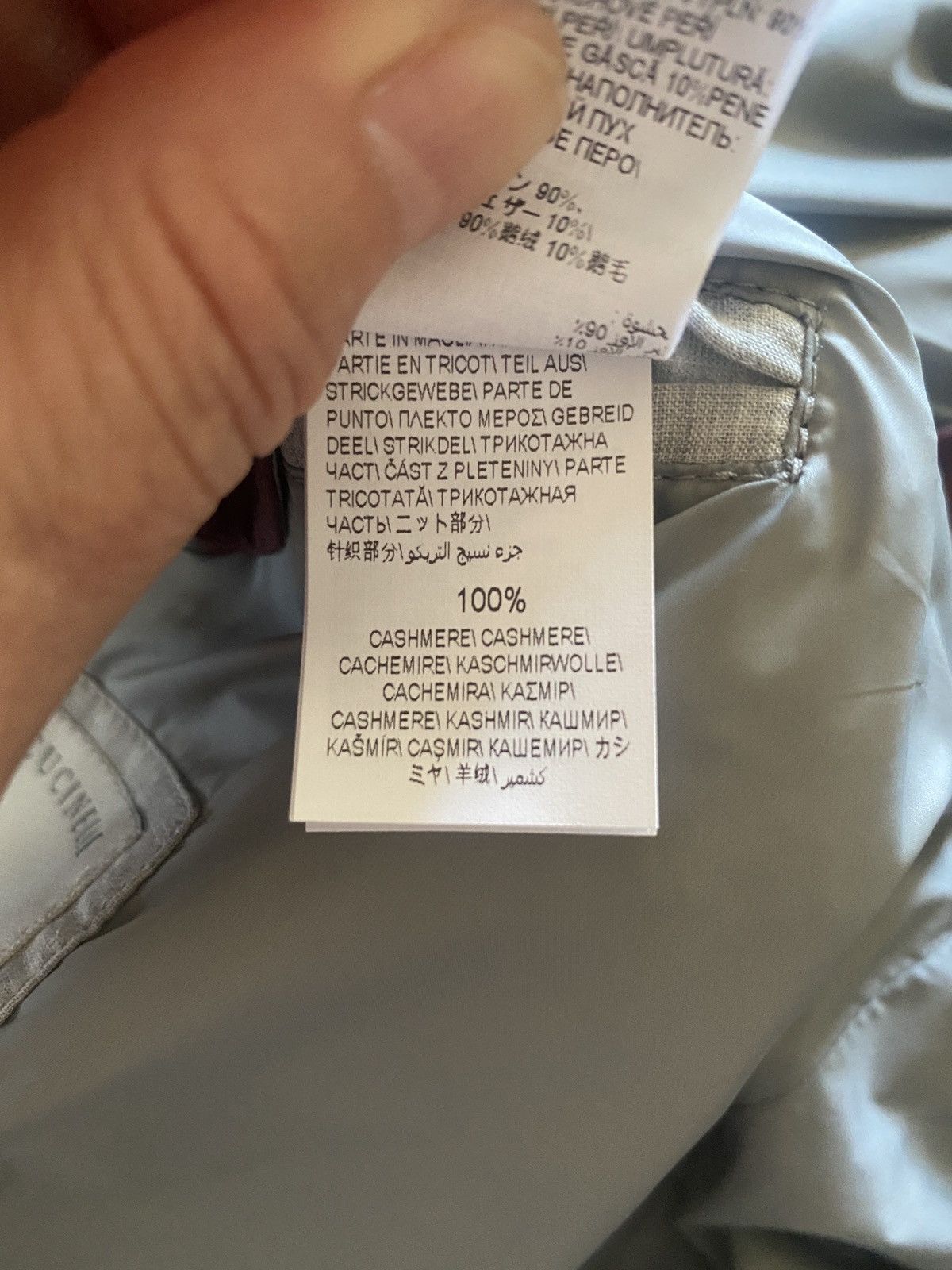 Brunello Cucinelli DOWN /CASHMERE DOWN VEST WITH HOOD Size US XXL / EU 58 / 5 - 19 Thumbnail