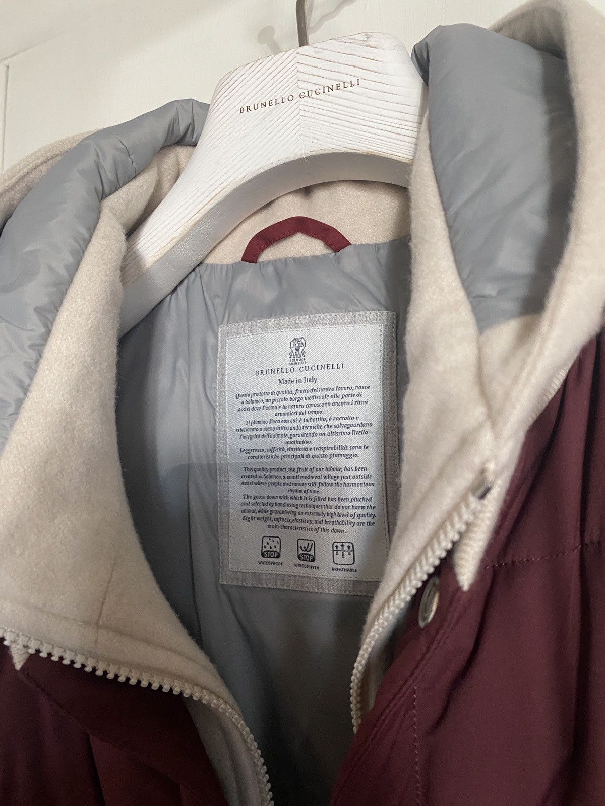 Brunello Cucinelli DOWN /CASHMERE DOWN VEST WITH HOOD Size US XXL / EU 58 / 5 - 5 Thumbnail