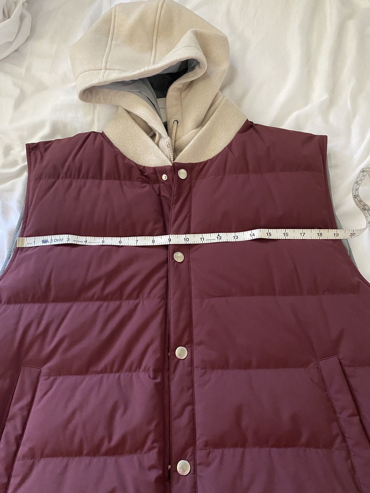 Brunello Cucinelli DOWN /CASHMERE DOWN VEST WITH HOOD Size US XXL / EU 58 / 5 - 13 Thumbnail