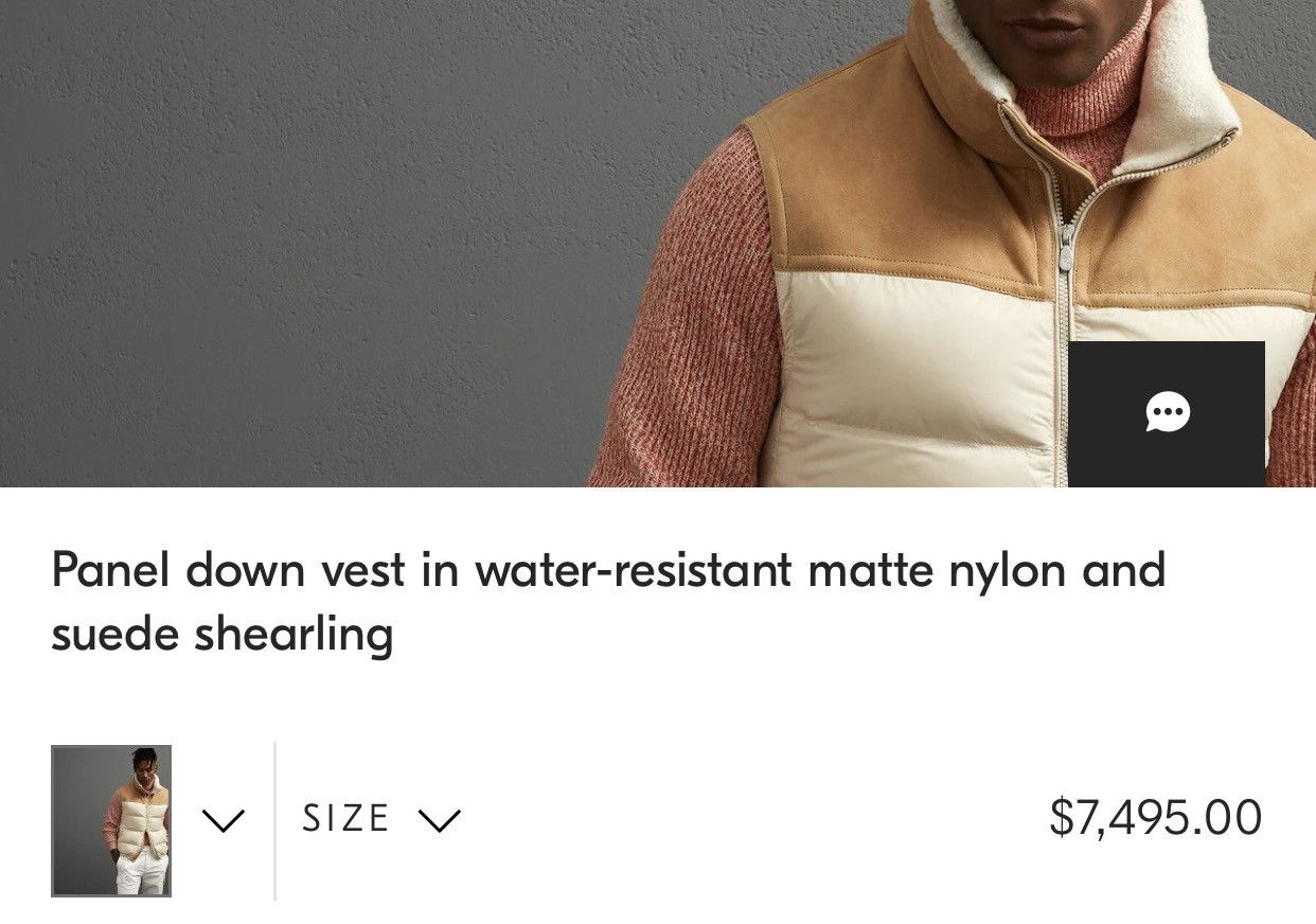 Brunello Cucinelli DOWN /CASHMERE DOWN VEST WITH HOOD Size US XXL / EU 58 / 5 - 23 Thumbnail