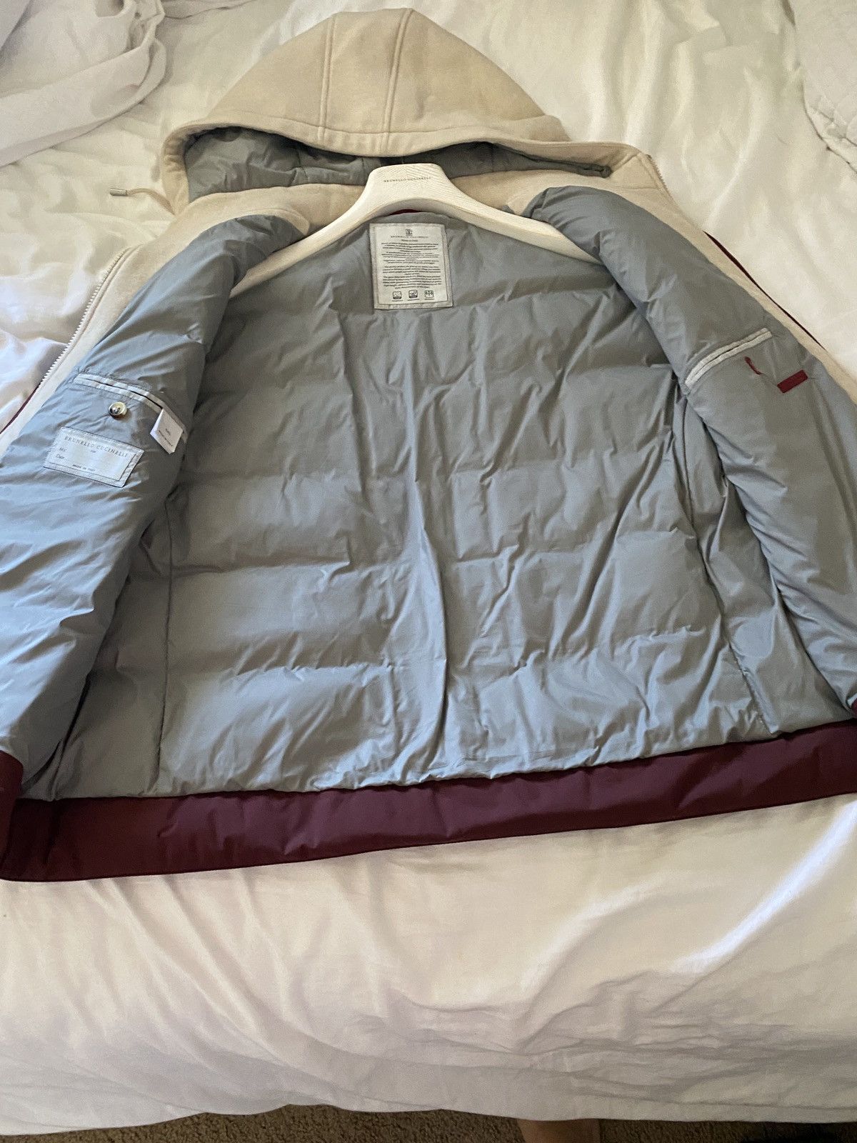 Brunello Cucinelli DOWN /CASHMERE DOWN VEST WITH HOOD Size US XXL / EU 58 / 5 - 12 Thumbnail