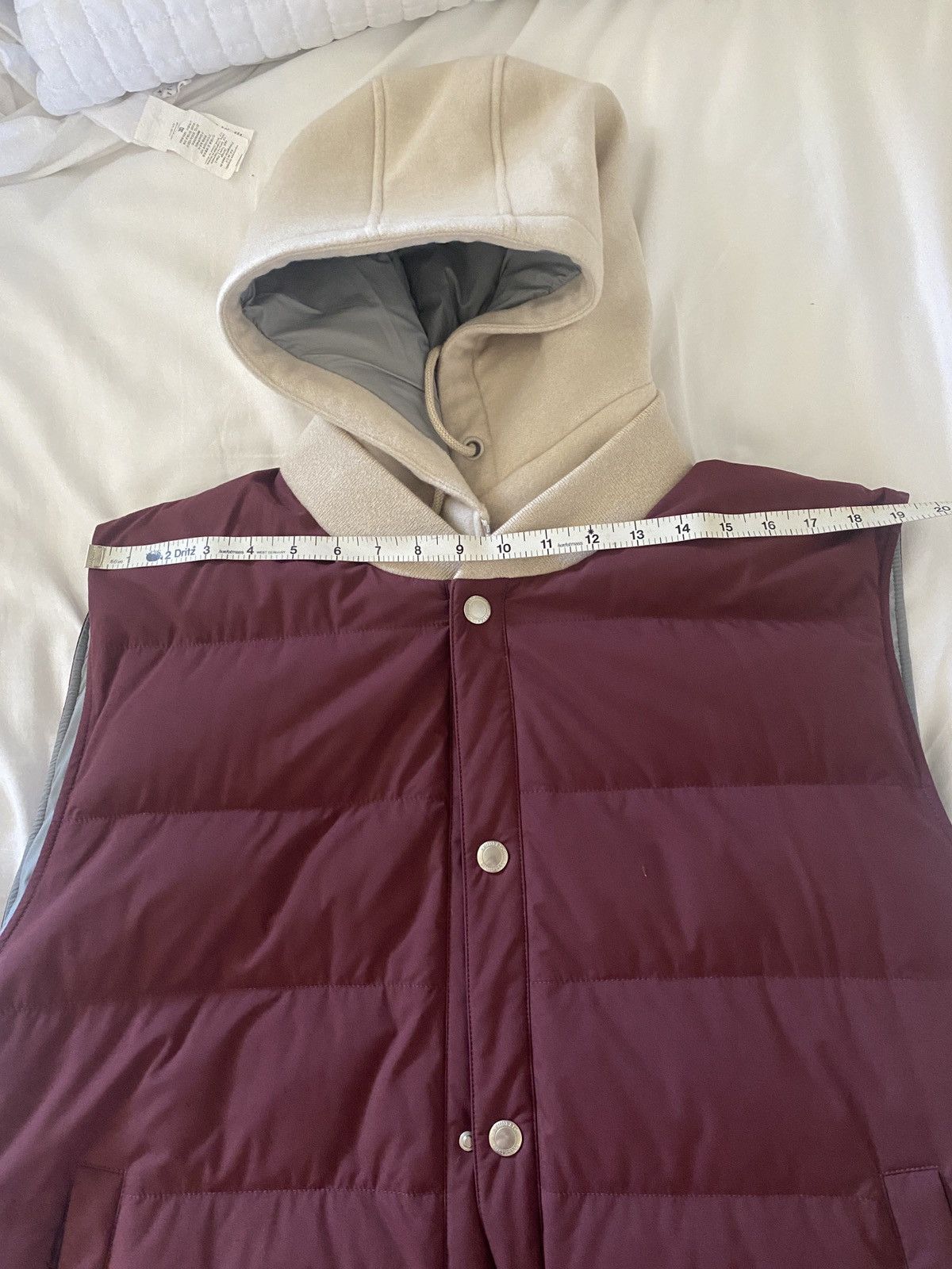 Brunello Cucinelli DOWN /CASHMERE DOWN VEST WITH HOOD Size US XXL / EU 58 / 5 - 11 Thumbnail