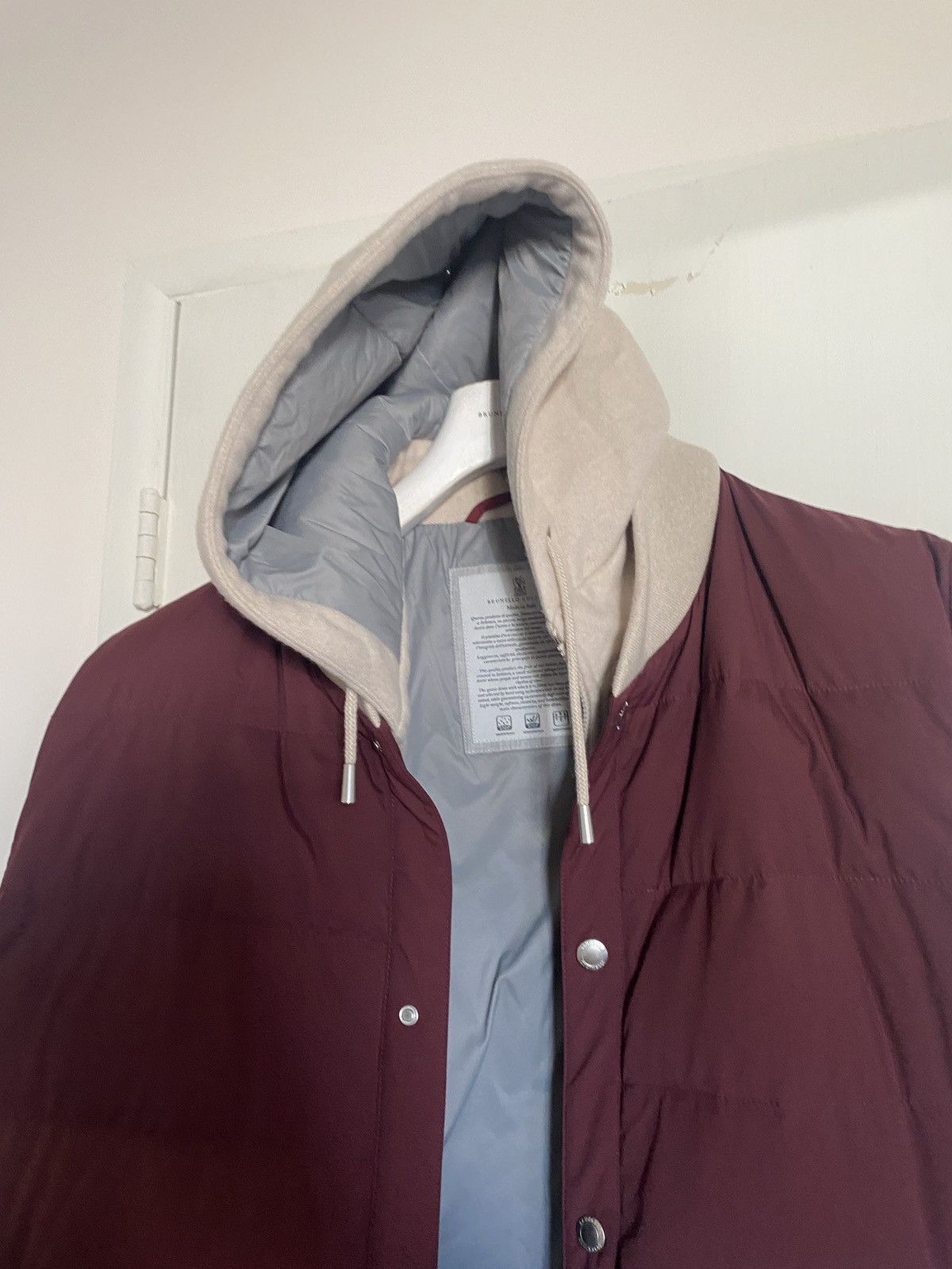 Brunello Cucinelli DOWN /CASHMERE DOWN VEST WITH HOOD Size US XXL / EU 58 / 5 - 6 Thumbnail