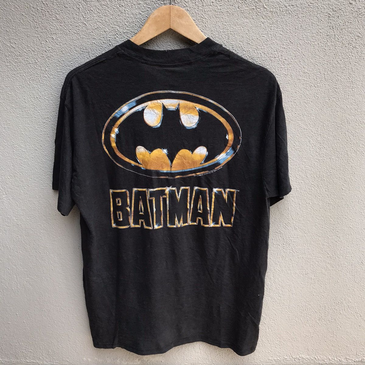 Vintage Vintage 80s BATMAN dc comics tee movie Size US L / EU 52-54 / 3 - 3 Thumbnail