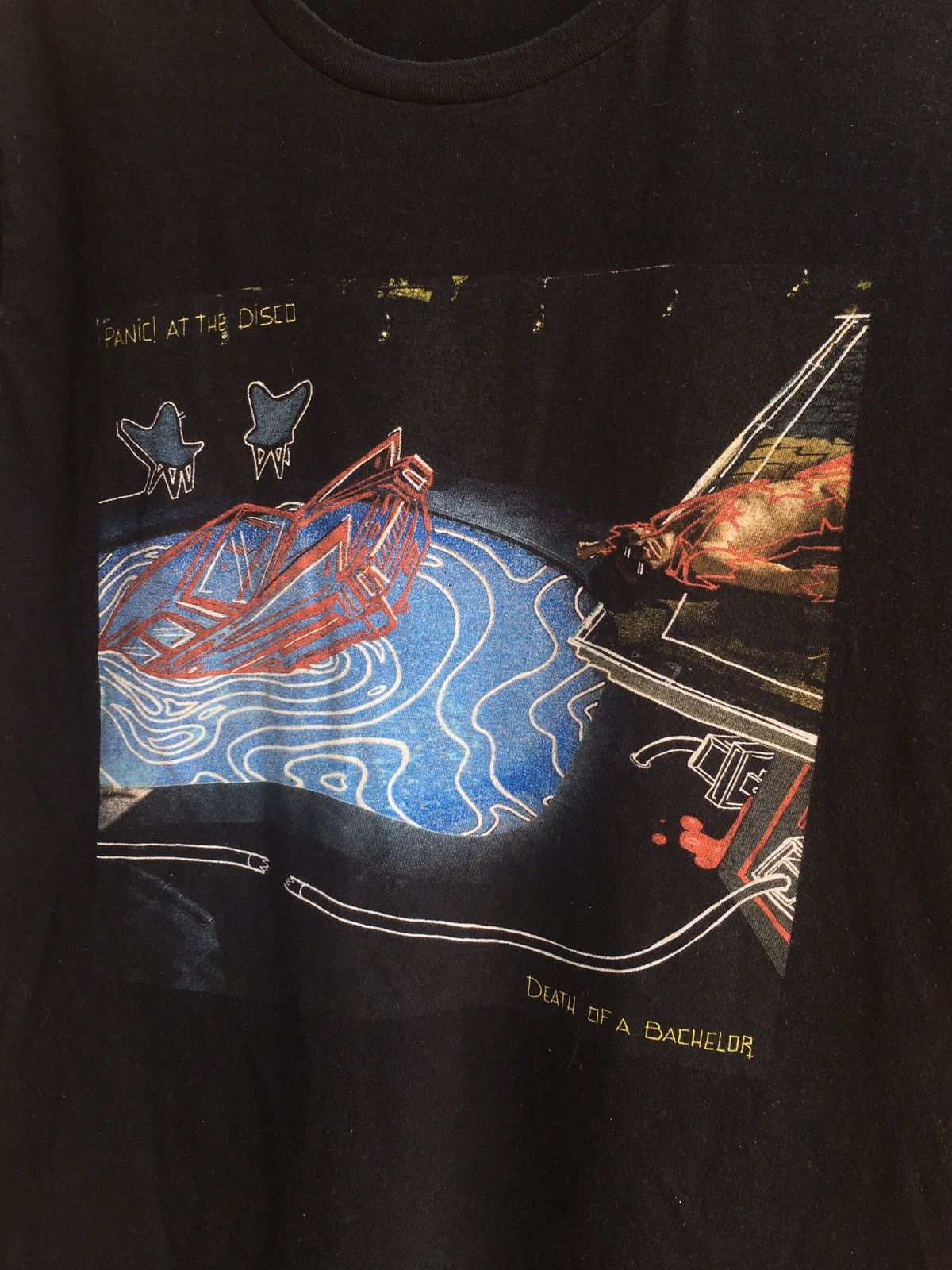 Rare vintage y2K PANIC AT THE DISCO death of bachelor