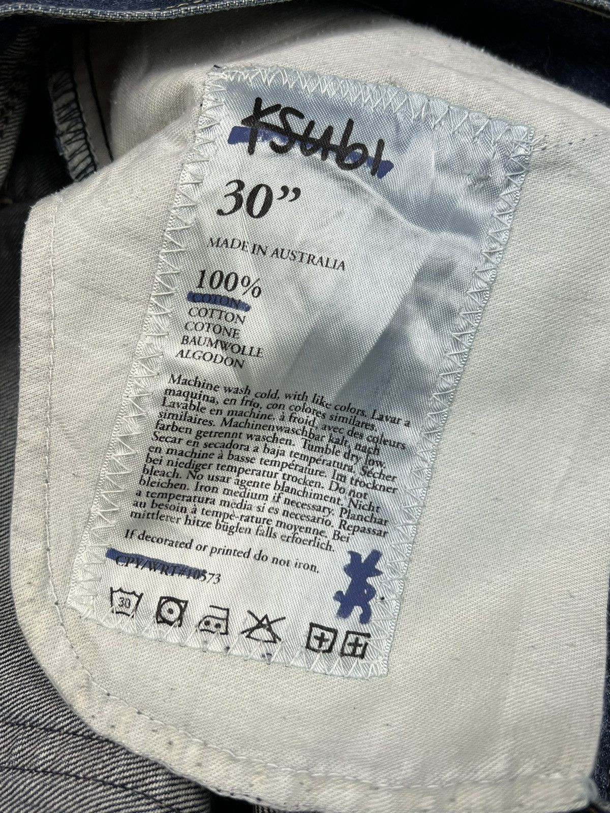 Ksubi Ksubi ‘Scooter” Straight Cut Loose Denim Size US 34 / EU 50 - 9 Thumbnail