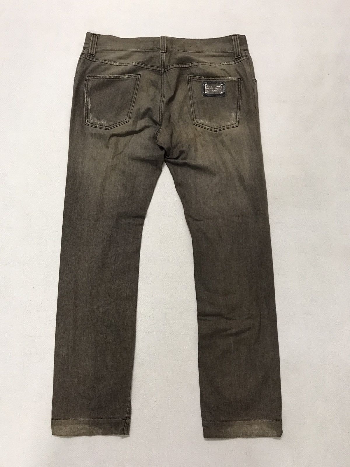 image of Dolce Gabbana x Italian Designers Dolce & Gabbana Denim Made In Italy Size 36 in Brown, Men's