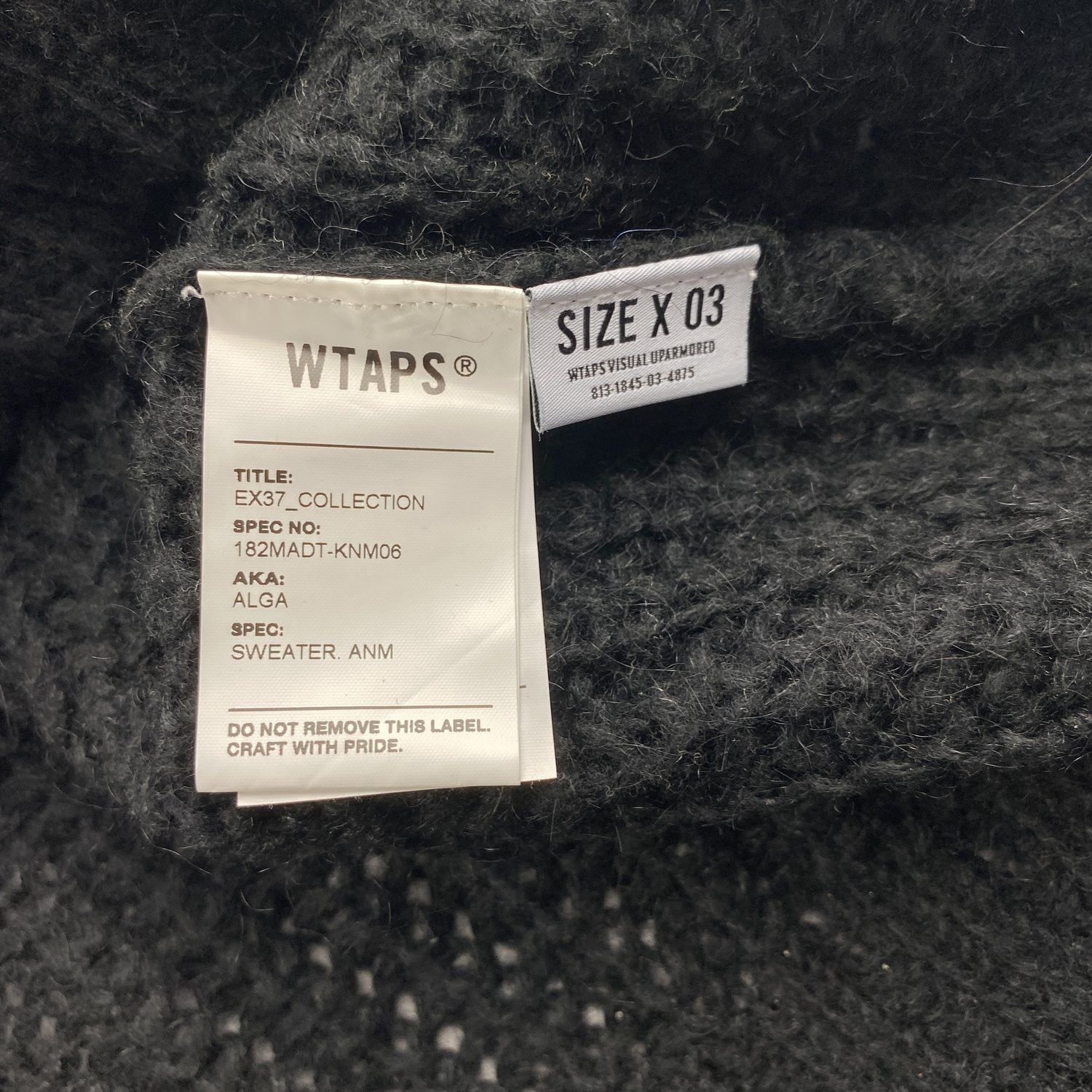 Wtaps WTAPS Alga Knit Sweater Size US L / EU 52-54 / 3 - 5 Thumbnail