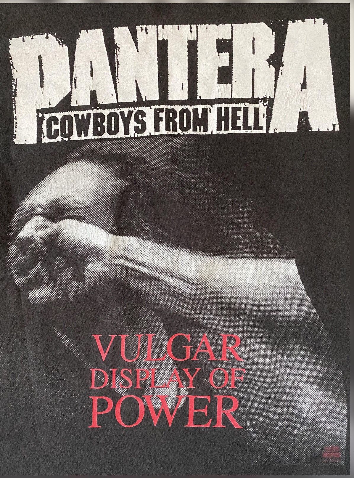 Band Tees Heat vintage copyright 1992 PANTERA VULGAR DISPLAY OF POWER Size US L / EU 52-54 / 3 - 2 Thumbnail