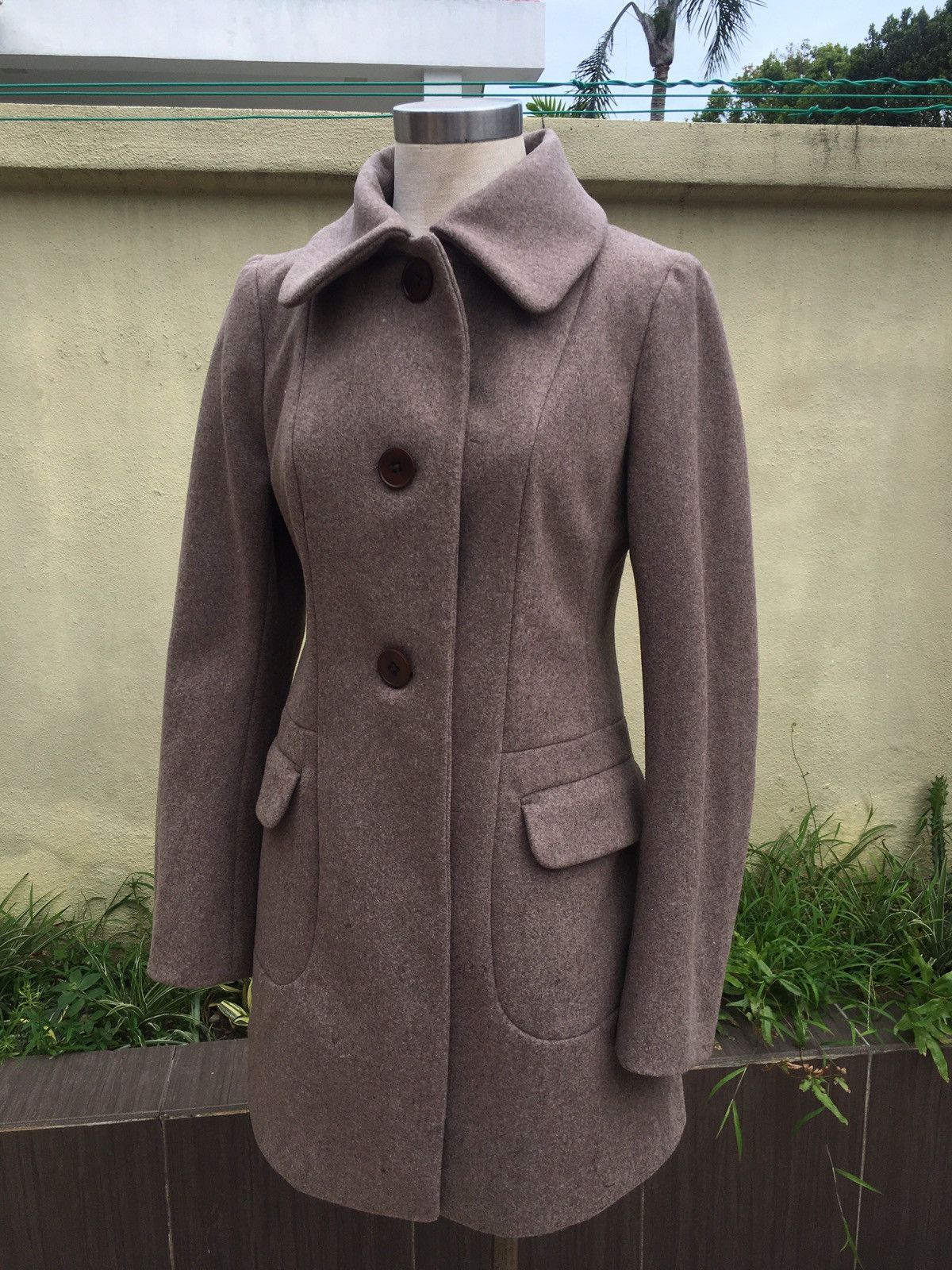 Jil Sander × Uniqlo jil sander for uniqlo brown coat Size L / US 10 / IT 46 - 1 Thumbnail