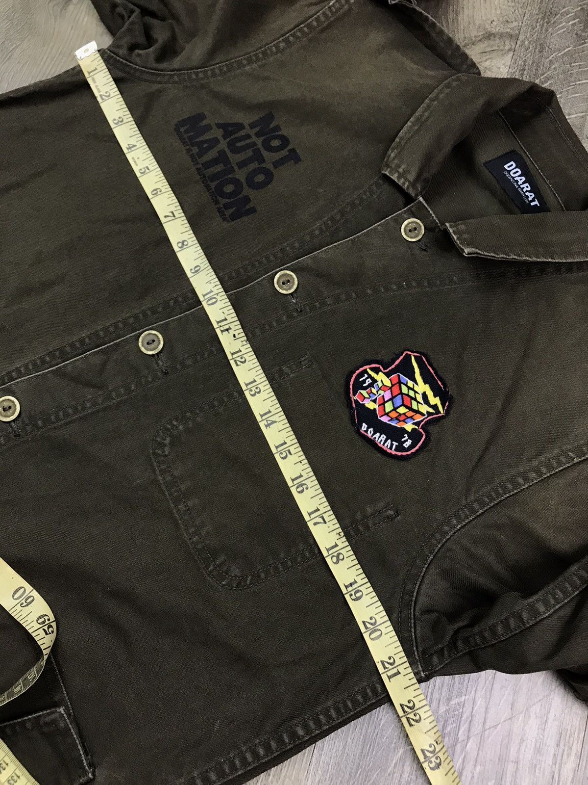 20471120 × Japanese Brand VINTAGE DOARAT DIGGING INA BABYLON NOT AUTO MATION JACKET Size US L / EU 52-54 / 3 - 15 Thumbnail