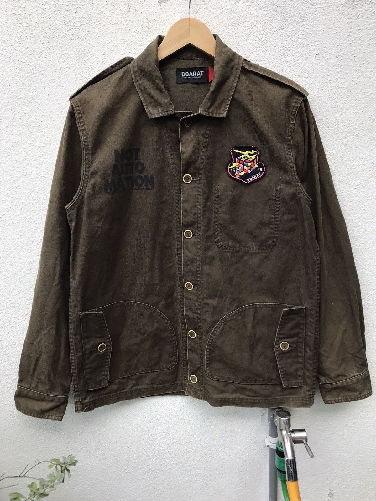 20471120 × Japanese Brand VINTAGE DOARAT DIGGING INA BABYLON NOT AUTO MATION JACKET Size US L / EU 52-54 / 3 - 1 Thumbnail