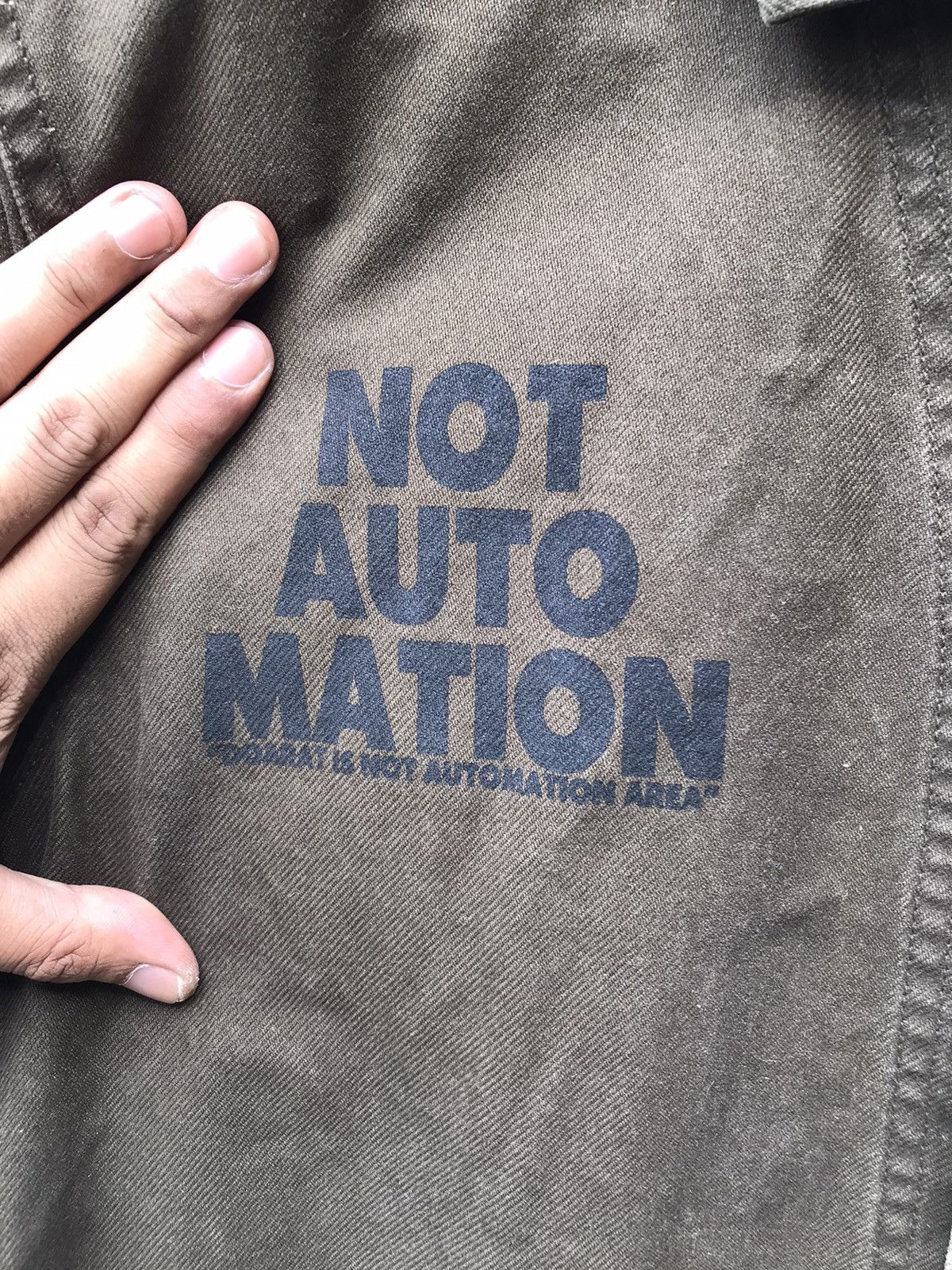 20471120 × Japanese Brand VINTAGE DOARAT DIGGING INA BABYLON NOT AUTO MATION JACKET Size US L / EU 52-54 / 3 - 6 Thumbnail