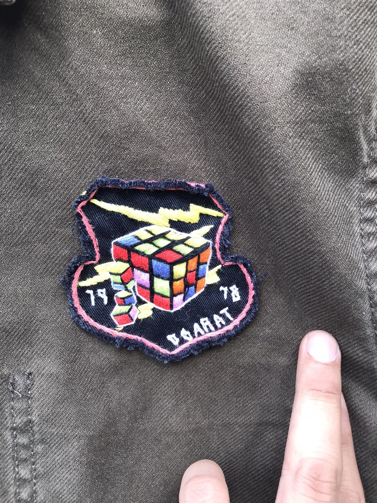20471120 × Japanese Brand VINTAGE DOARAT DIGGING INA BABYLON NOT AUTO MATION JACKET Size US L / EU 52-54 / 3 - 5 Thumbnail