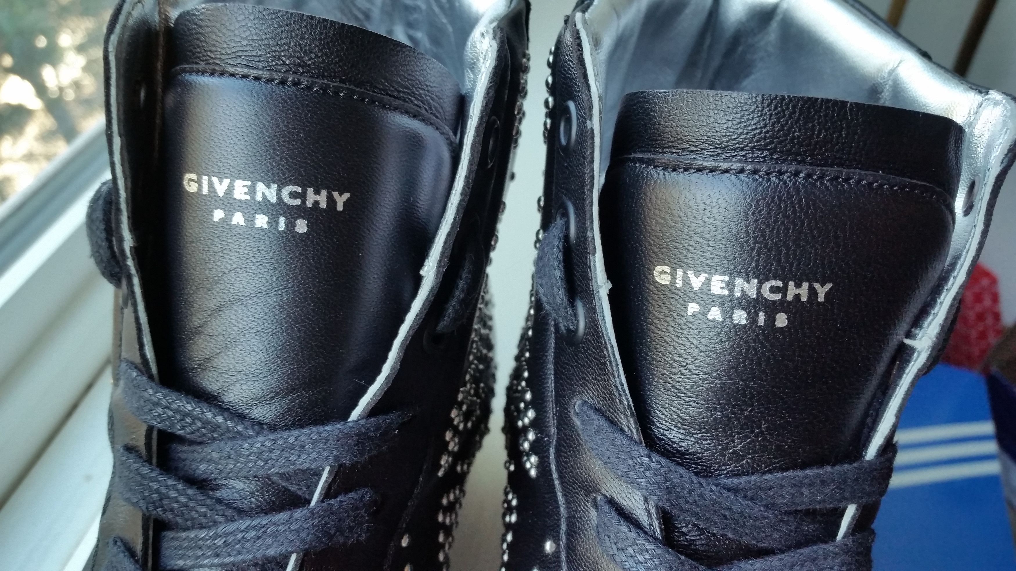 Givenchy $750 Hi-top Knot Black Stud Sneaker Size US 8.5 / EU 41-42 - 6 Thumbnail