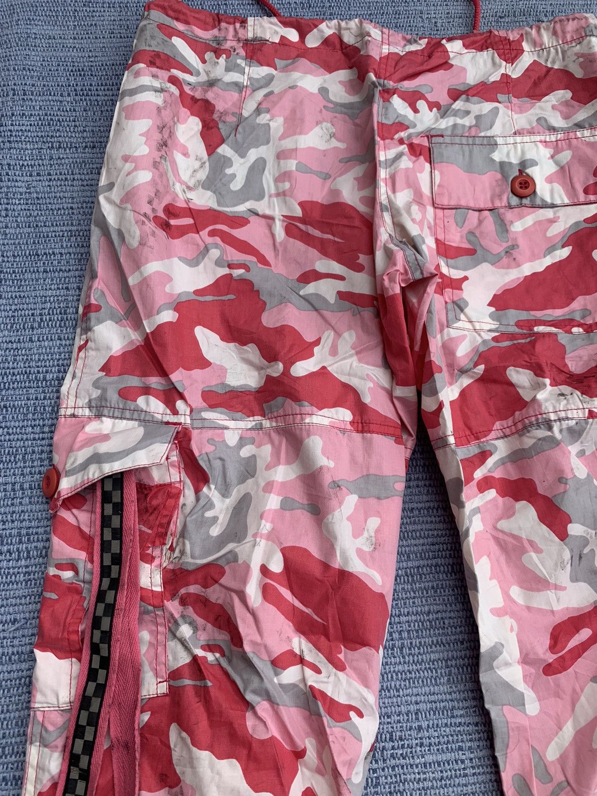Japanese Brand Parachute wind pants red camo Size 32" / US 10 / IT 46 - 9 Thumbnail