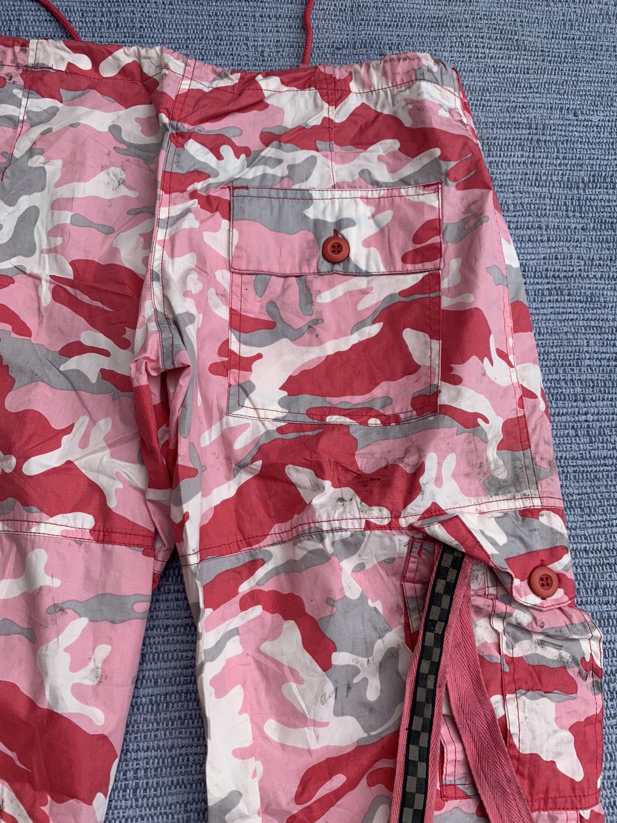 Japanese Brand Parachute wind pants red camo Size 32" / US 10 / IT 46 - 6 Thumbnail