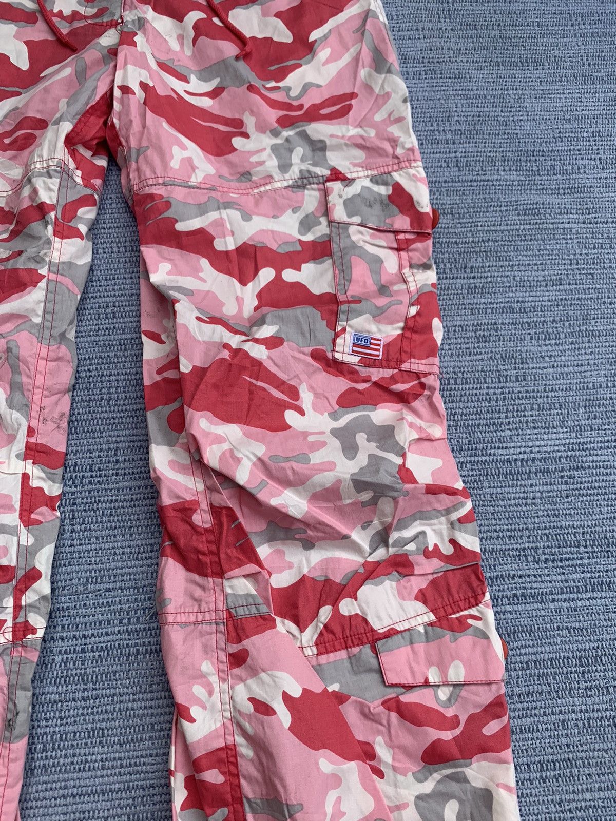 Japanese Brand Parachute wind pants red camo Size 32" / US 10 / IT 46 - 2 Thumbnail