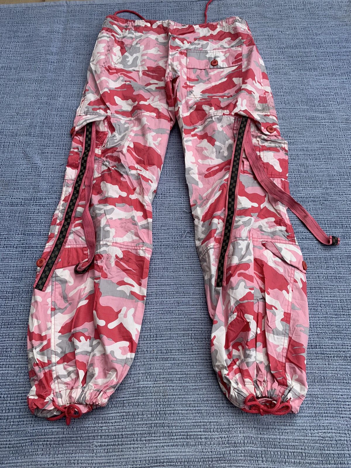 Japanese Brand Parachute wind pants red camo Size 32" / US 10 / IT 46 - 5 Thumbnail