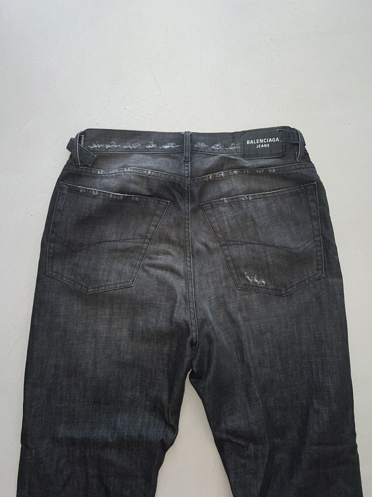 Balenciaga Balenciaga Ripped Baggy Jeans Size US 30 / EU 46 - 5 Thumbnail