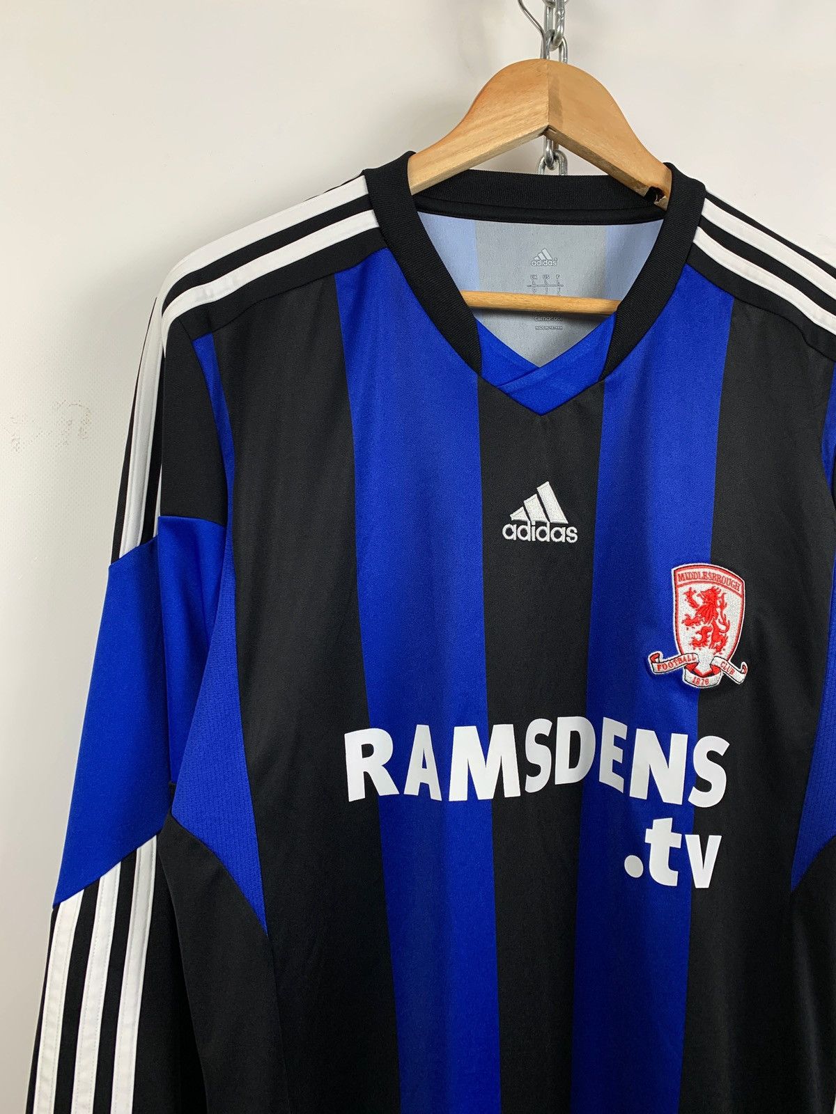 Adidas Adidas FC Middlesbrough 2013-2014 Long Sleeve Shirt Jersey Size US L / EU 52-54 / 3 - 5 Thumbnail