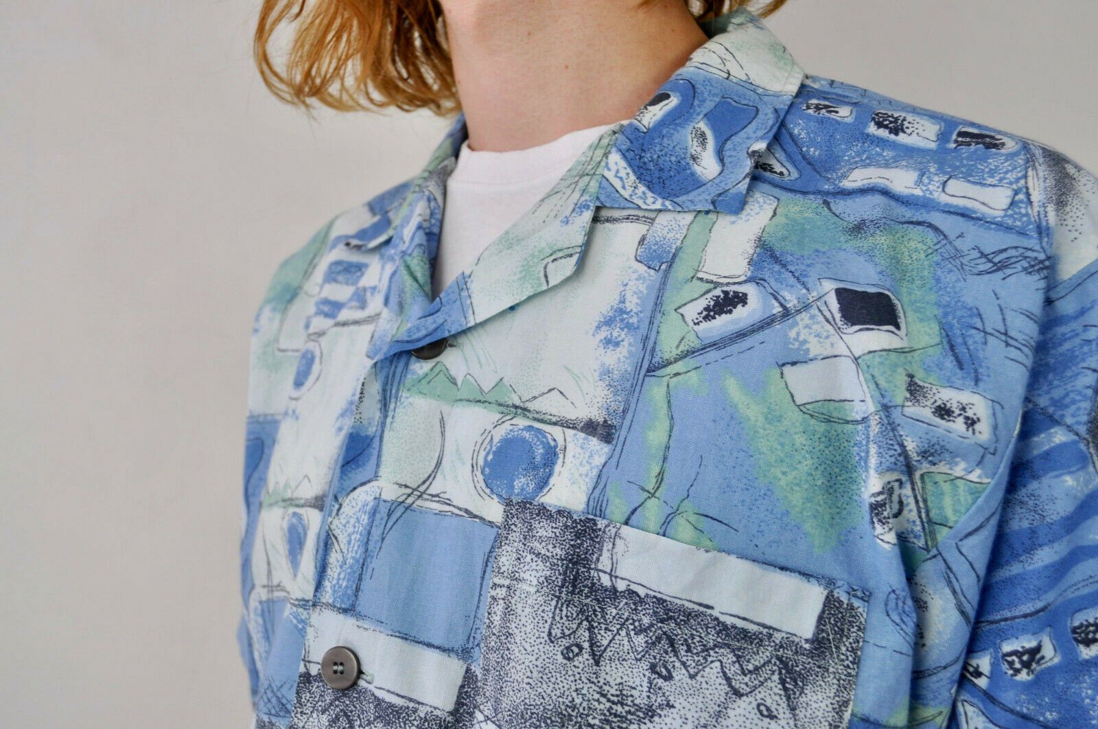 Vintage Button Up Short Sleeved Hawaiian Shirt Summer Festival Top Size US M / EU 48-50 / 2 - 4 Thumbnail