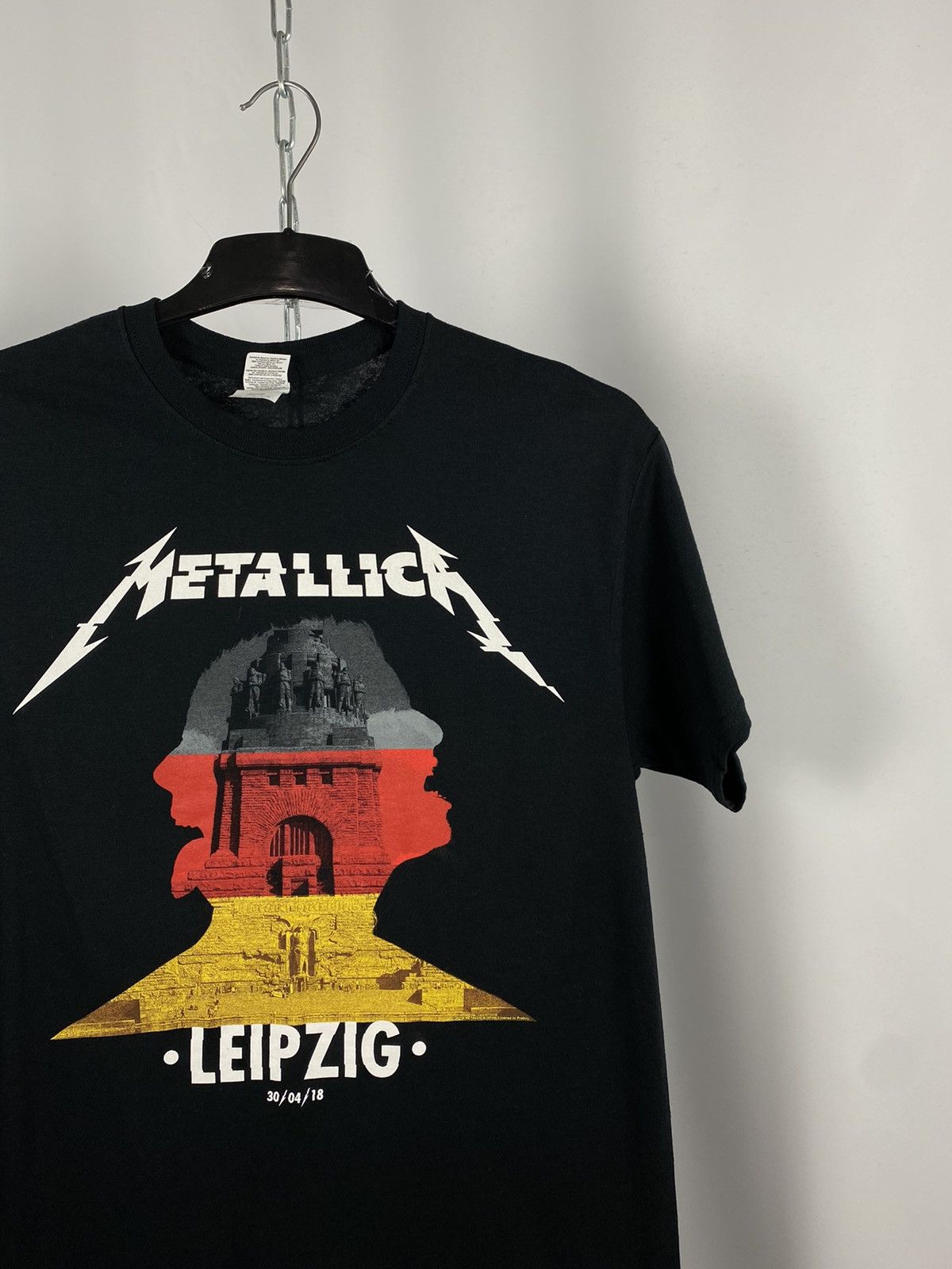 Metallica Metallica Germany big logo rock tee band tee size M Size US M / EU 48-50 / 2 - 2 Thumbnail