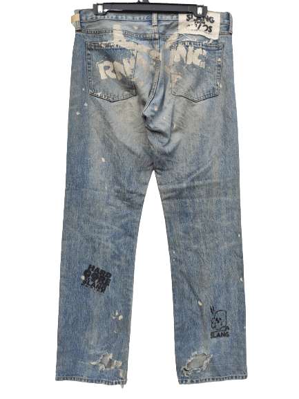 Seditionaries RNA INC Slang Jeans Distressed Denim Punk Seditionaries Size US 33 - 4 Thumbnail