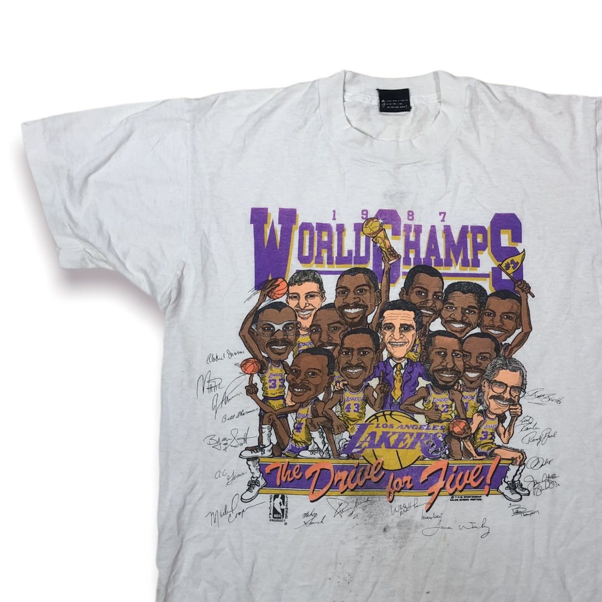 Vintage L.A Lakers 80s NBA. T-Shirt