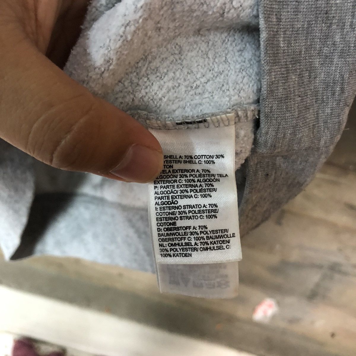 The North Face The North Face sweatshirt Grey Hoodie #4746 Size L / US 10 / IT 46 - 9 Thumbnail