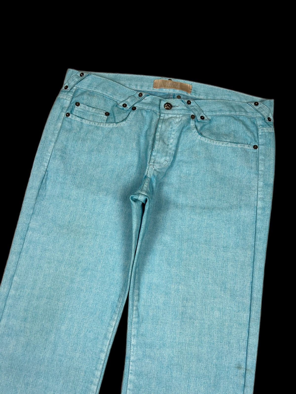 Versus Versace Versus Versace Herringbone Weave Denim Size US 36 / EU 52 - 4 Thumbnail