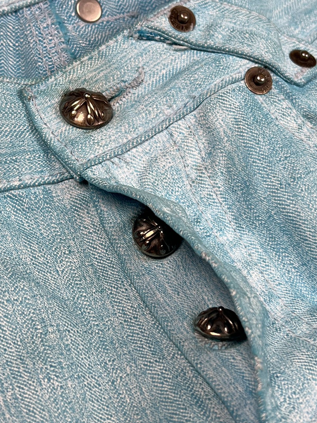 Versus Versace Versus Versace Herringbone Weave Denim Size US 36 / EU 52 - 10 Thumbnail
