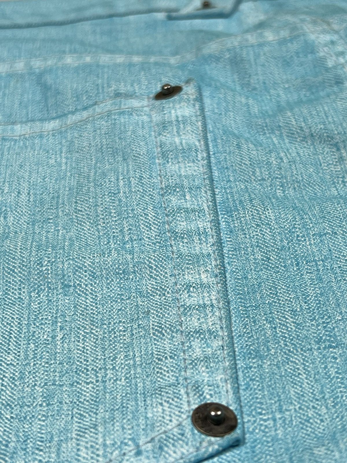 Versus Versace Versus Versace Herringbone Weave Denim Size US 36 / EU 52 - 9 Thumbnail