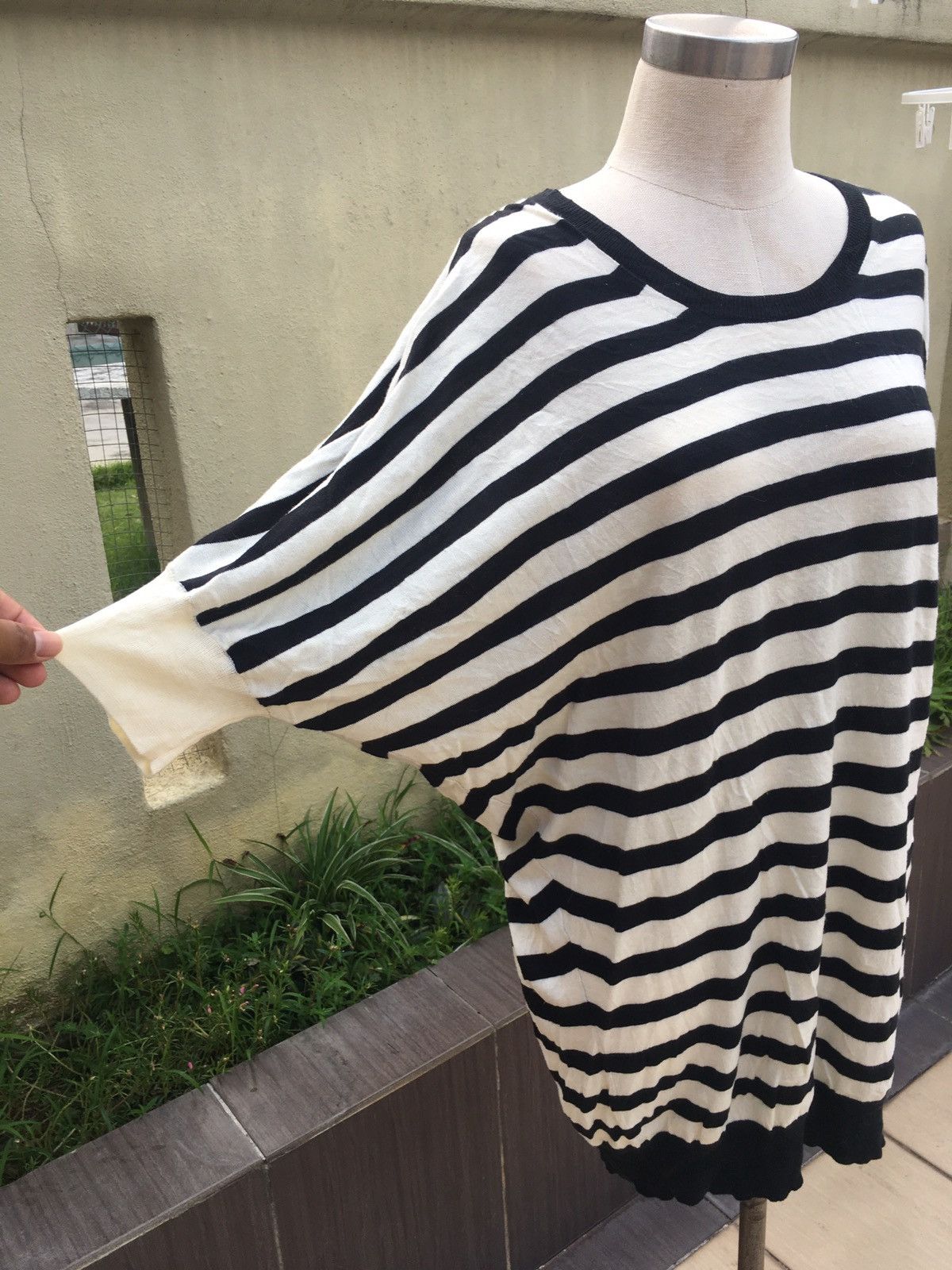 CABANE de ZUCCa × Issey Miyake × Japanese Brand oversized striped zucca Size M / US 6-8 / IT 42-44 - 2 Thumbnail