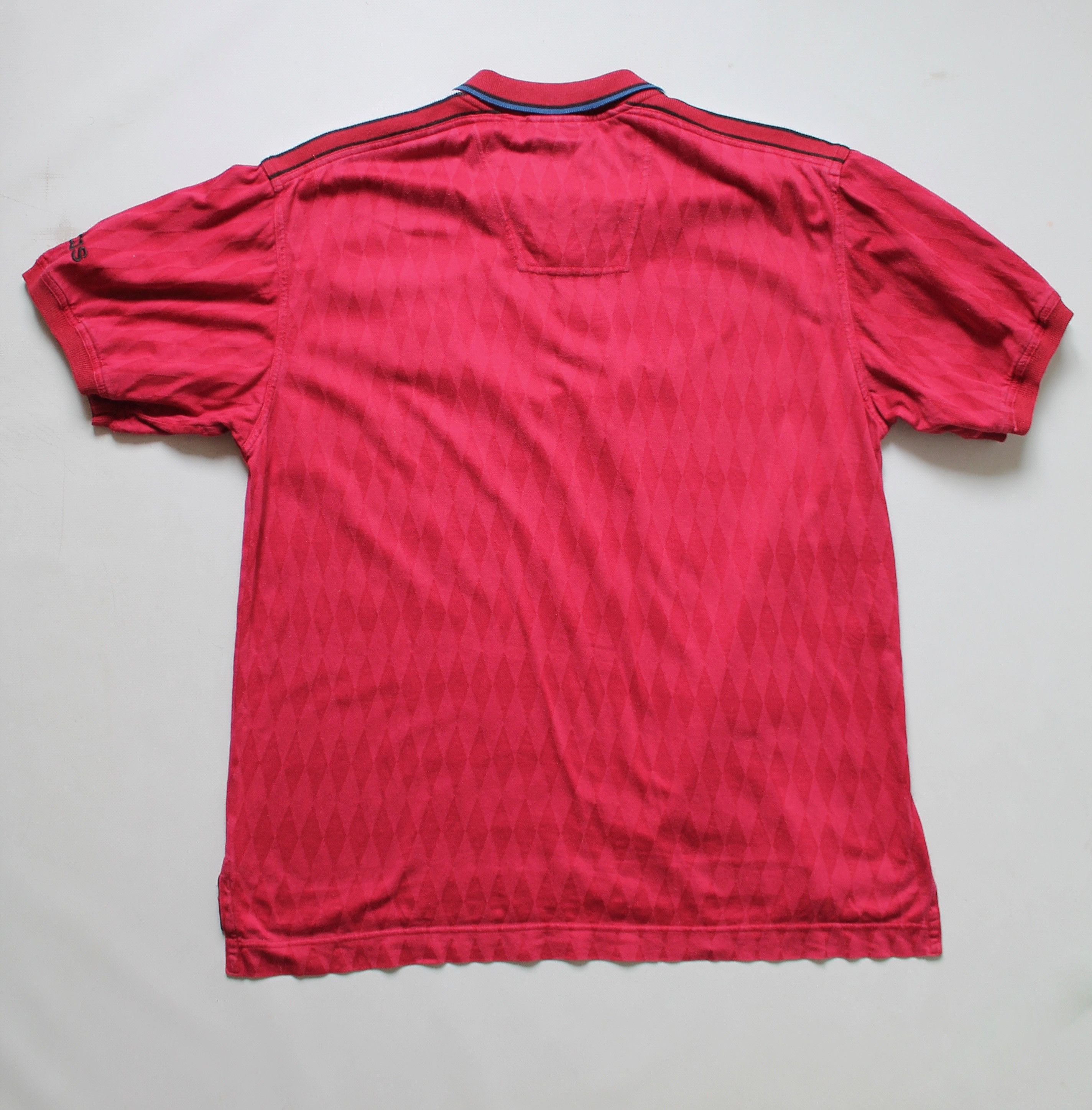 Adidas 90's Adidas Bayern Munich Munchen Polo Shirt Jersey Red Size US M / EU 48-50 / 2 - 9 Thumbnail