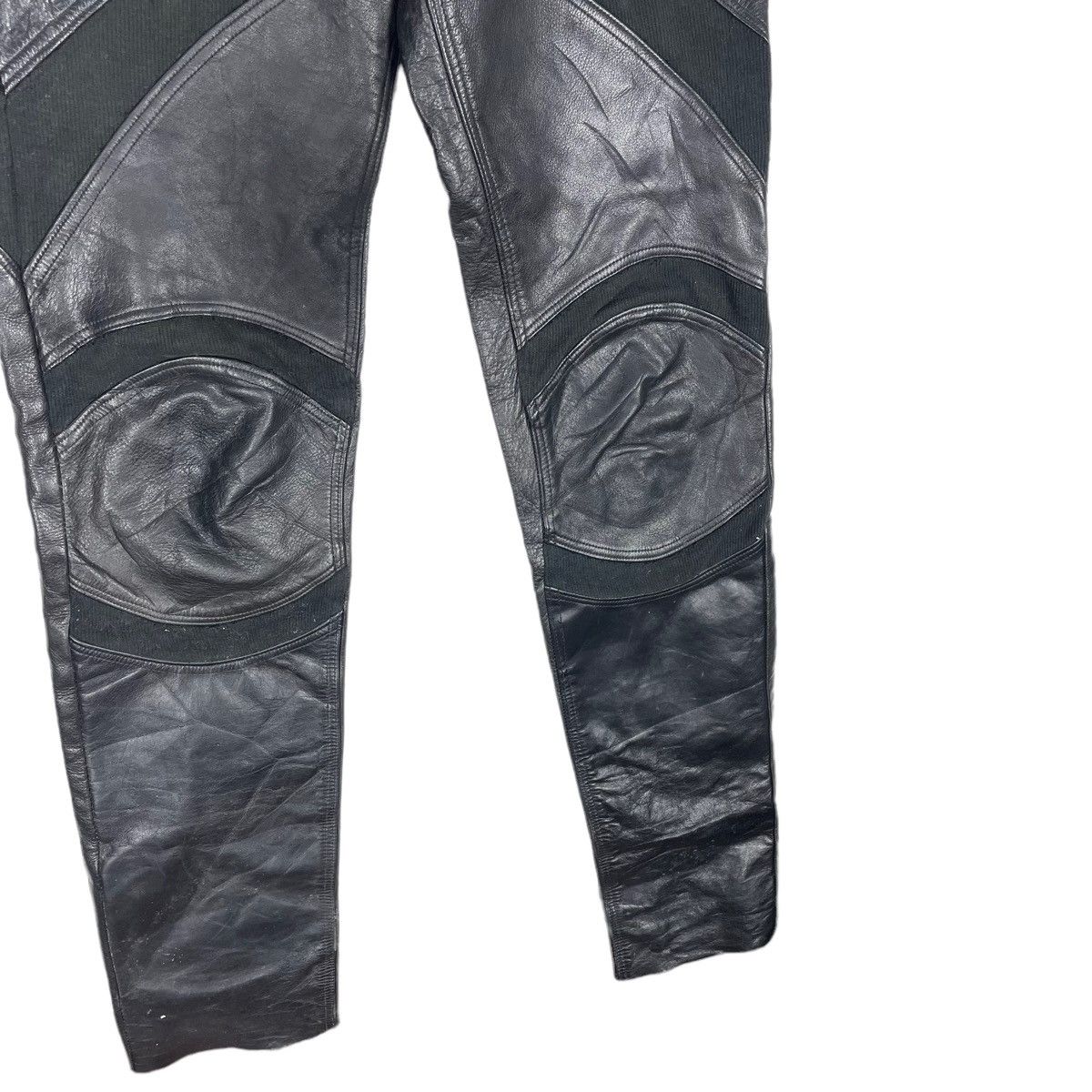 Designer × Genuine Leather ❄️LAMB SKIN LEATHER BIKERS PANTS Size US 30 / EU 46 - 4 Thumbnail