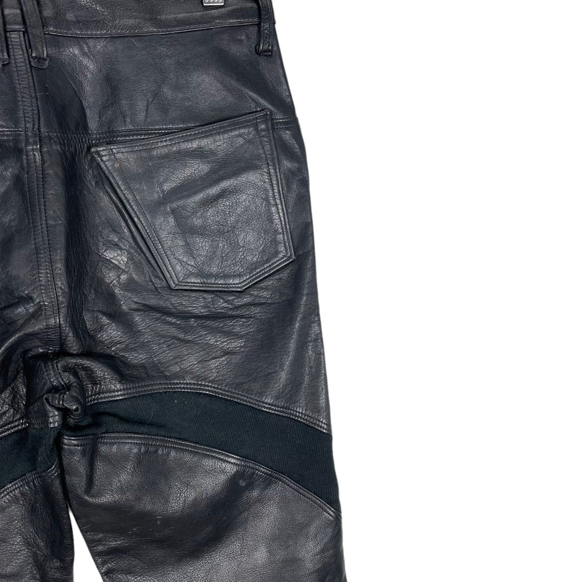 Designer × Genuine Leather ❄️LAMB SKIN LEATHER BIKERS PANTS Size US 30 / EU 46 - 5 Thumbnail