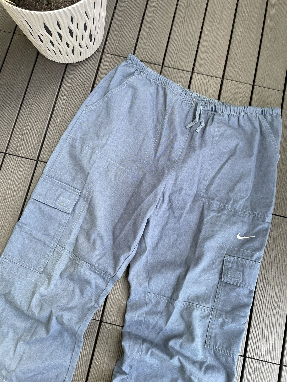 Nike NIKE VINTAGE JOGGERS PANTS CARGO 90s SWOOSH Size US 32 / EU 48 - 2 Thumbnail