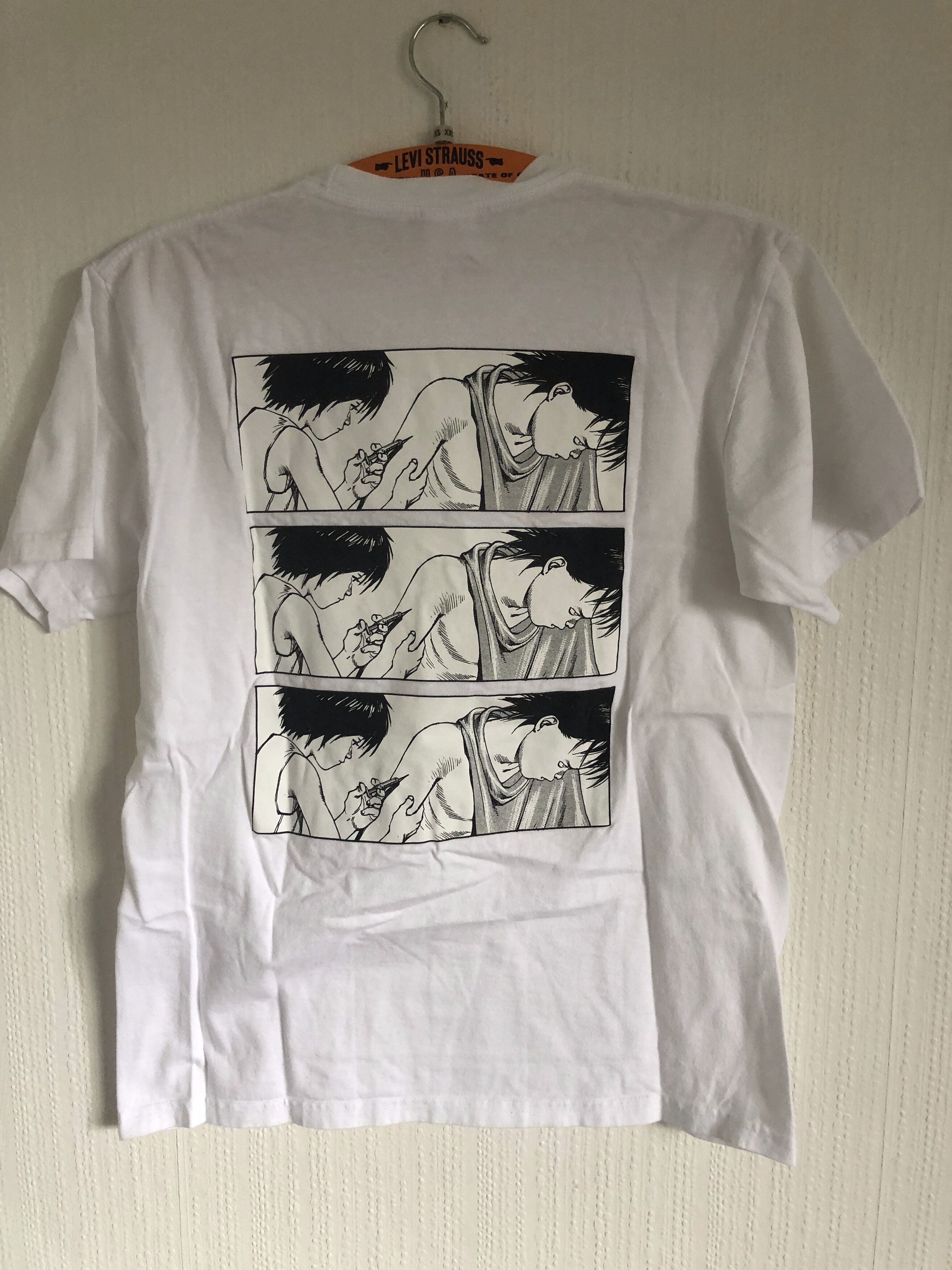 Supreme◇Tシャツ/M/コットン/WHT/プリント/AKIRA Syringe Tee/17AW ...