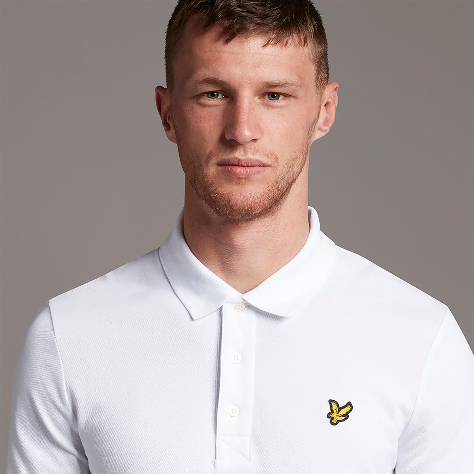 Lyle & Scott LYLE & SCOTT LS POLO SHIRT WHITE LP400VOG626 Size US M / EU 48-50 / 2 - 3 Thumbnail
