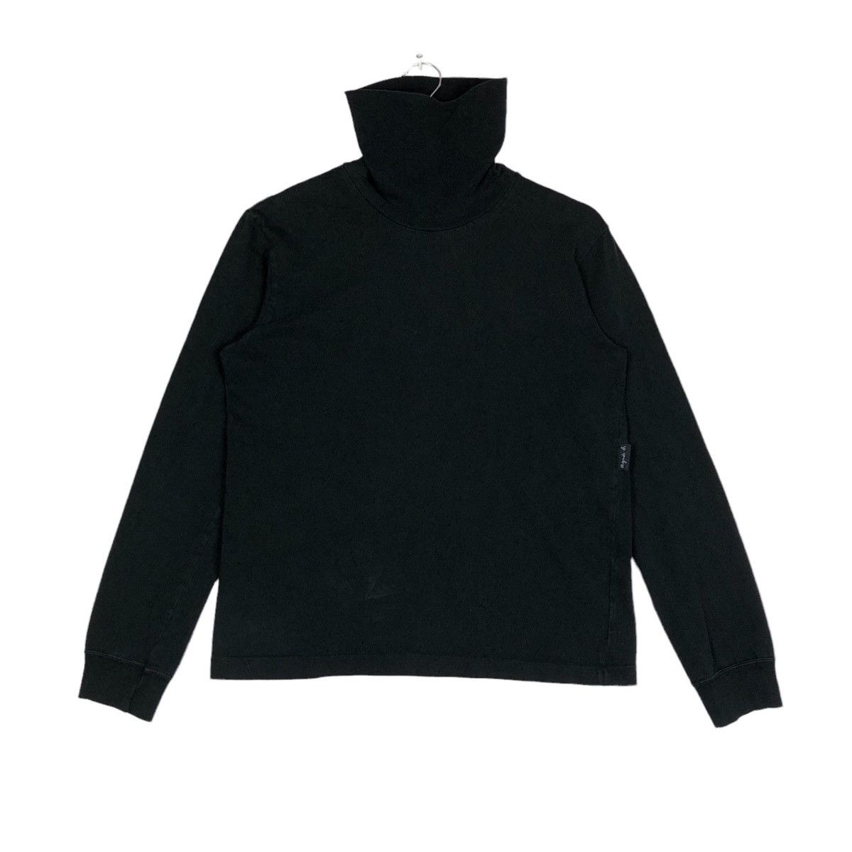 Vintage Agnes B Paris Turtle Neck Long Sleeve Tee Shirt