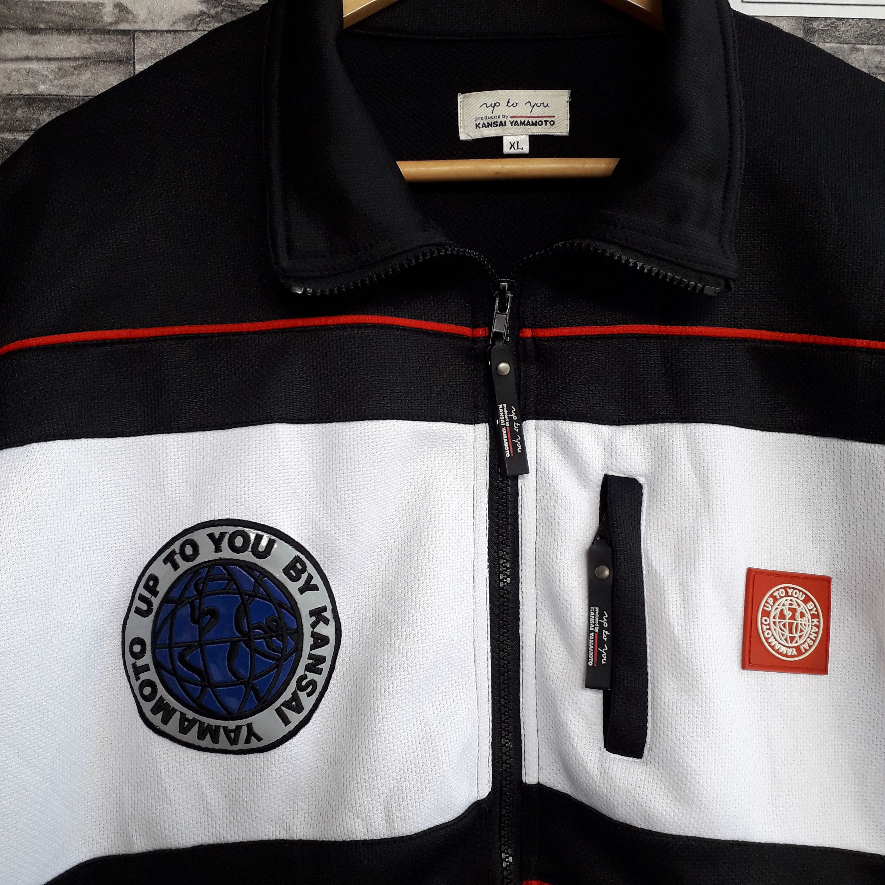Japanese Brand Kansai Up To You Spell Out Dragon Zip Up Polo XL Size US XL / EU 56 / 4 - 5 Thumbnail