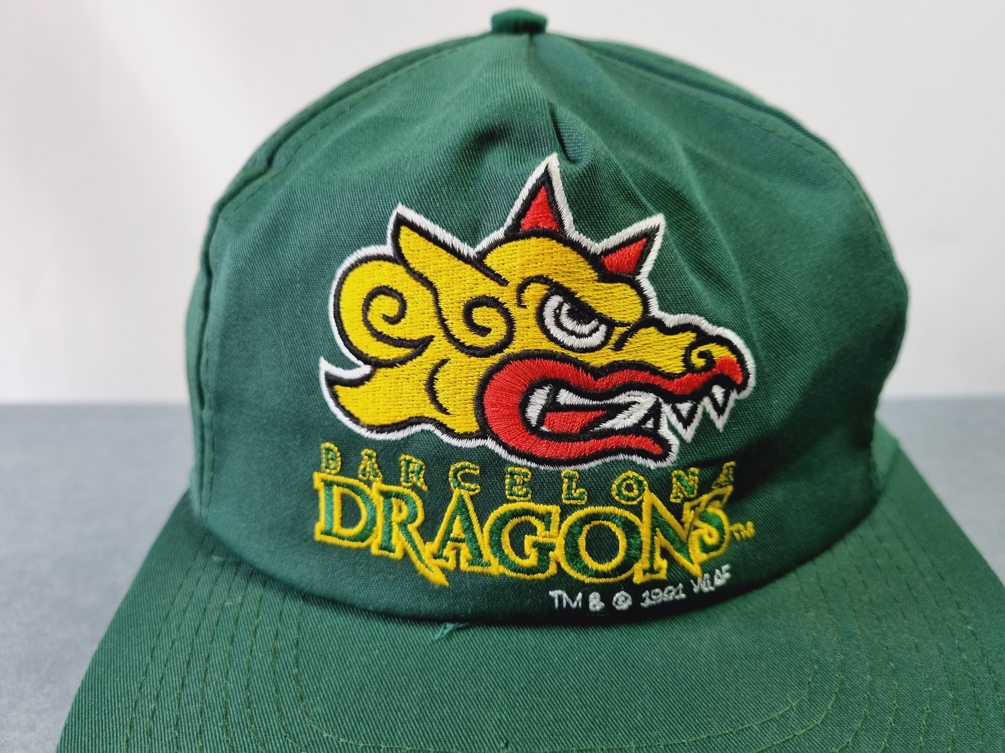 Sports Specialties × Vintage 🐉91s Barcelona Dragons World League ProOne Size ONE SIZE - 3 Thumbnail