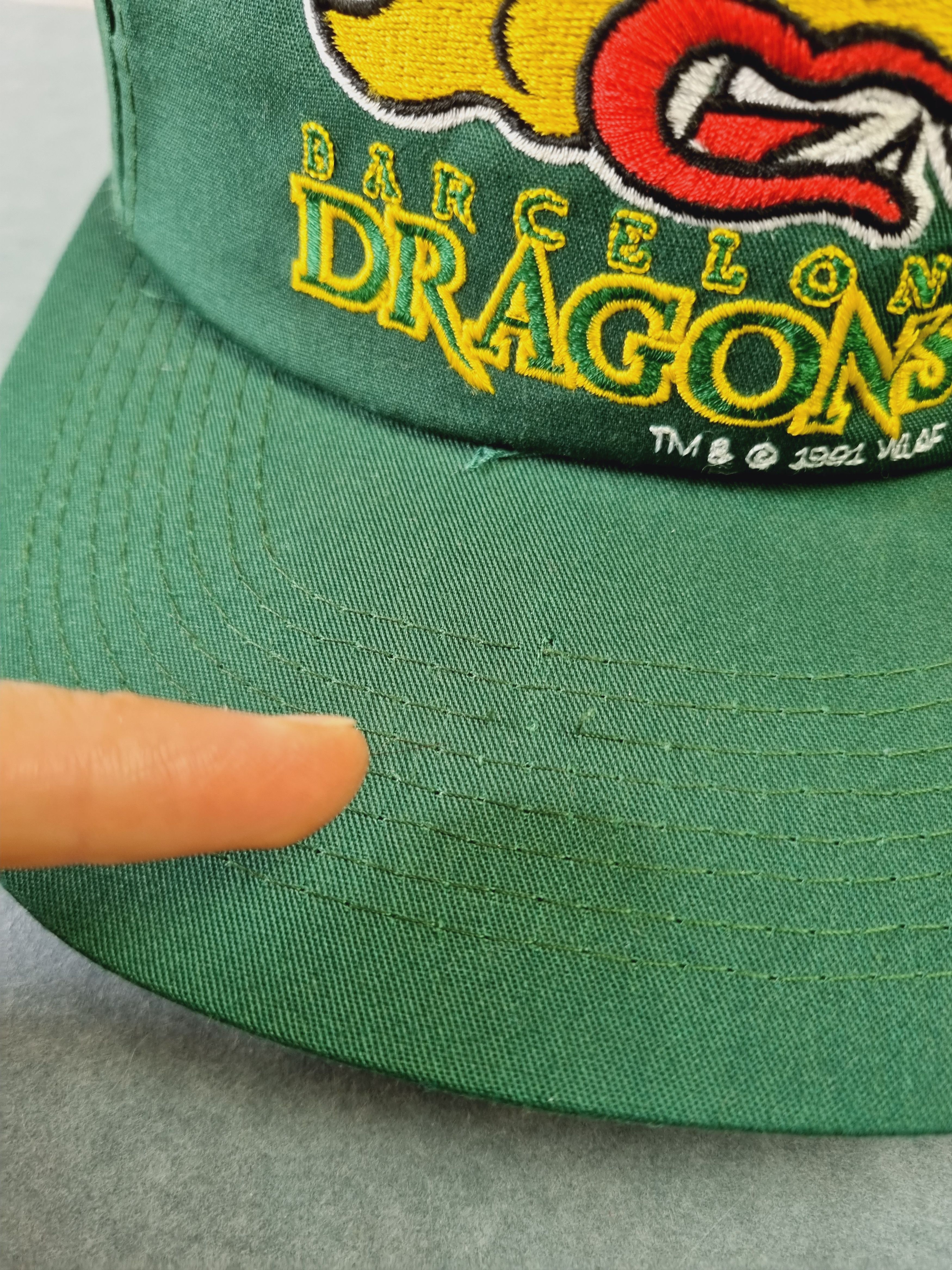 Sports Specialties × Vintage 🐉91s Barcelona Dragons World League ProOne Size ONE SIZE - 12 Thumbnail