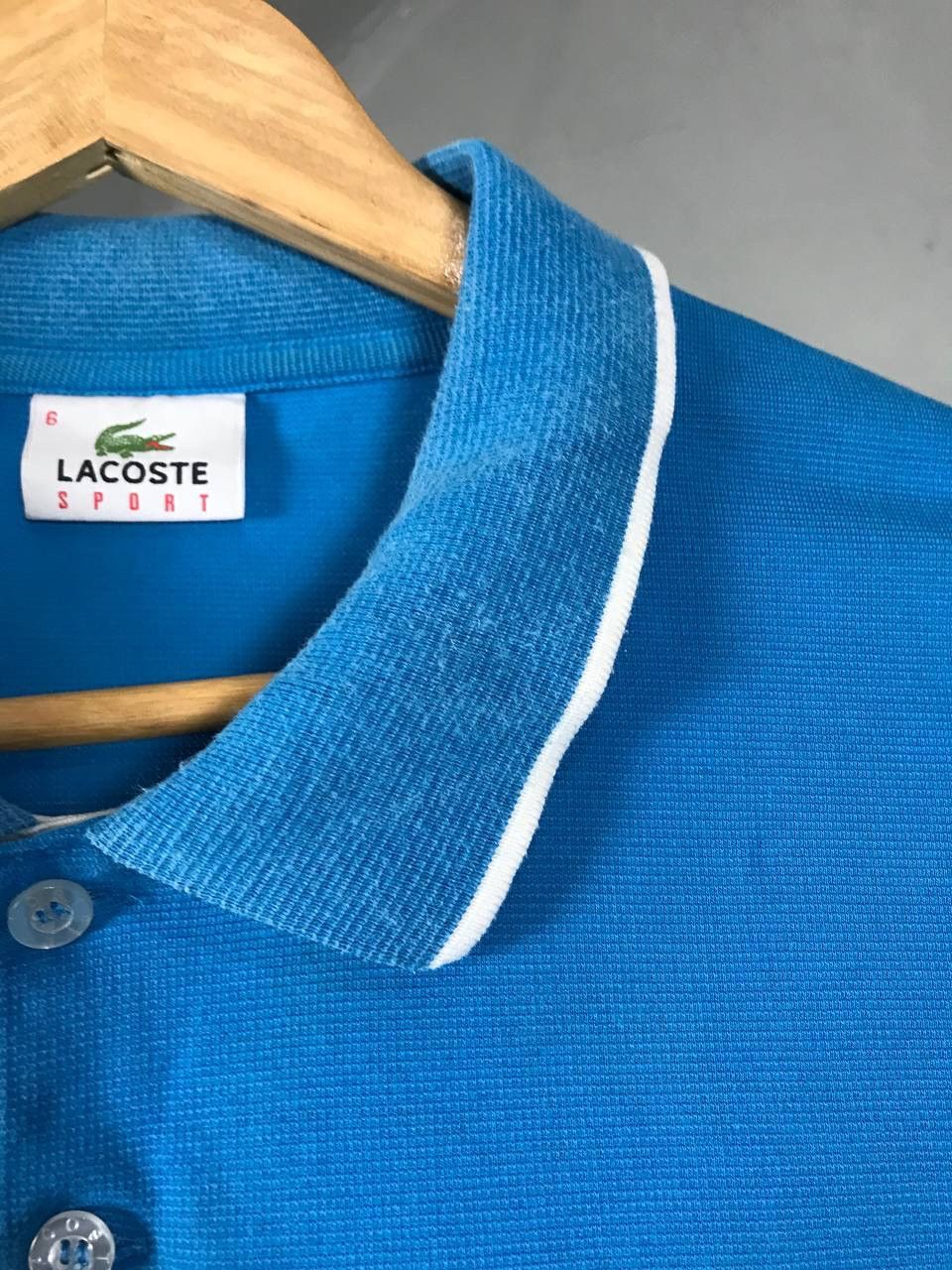 Lacoste Lacoste luxury vintage big logo polo tee Size US XL / EU 56 / 4 - 4 Thumbnail