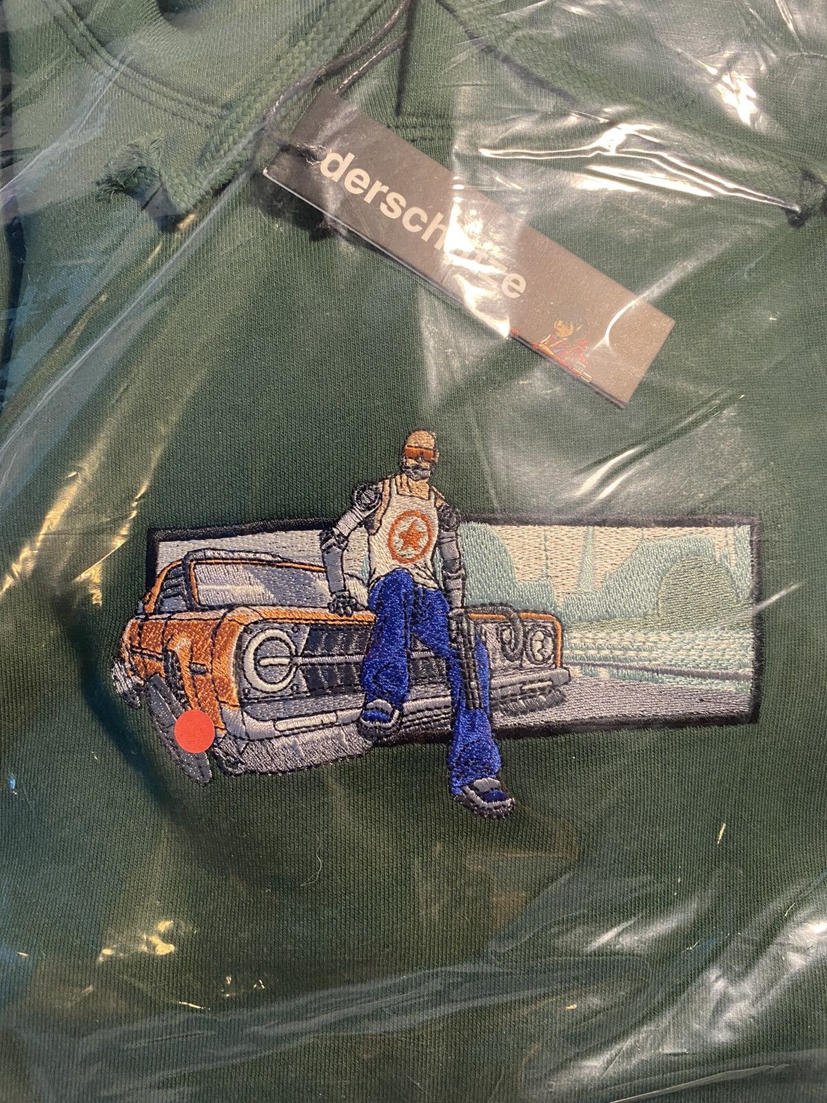Other Derschutze GTA “Grand Theft” Hoodie Green Large Size US L / EU 52-54 / 3 - 2 Thumbnail