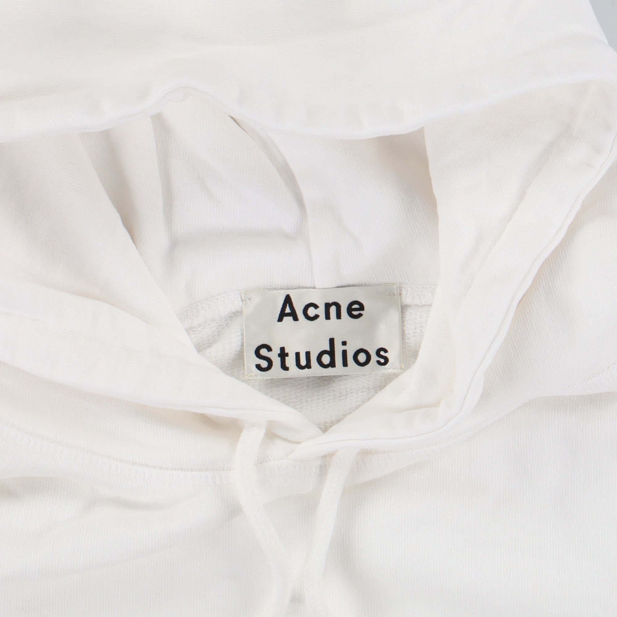 Acne Studios White Joghy Cropped Logo Hoodie Size XXS / US 00 / IT 34 - 6 Thumbnail