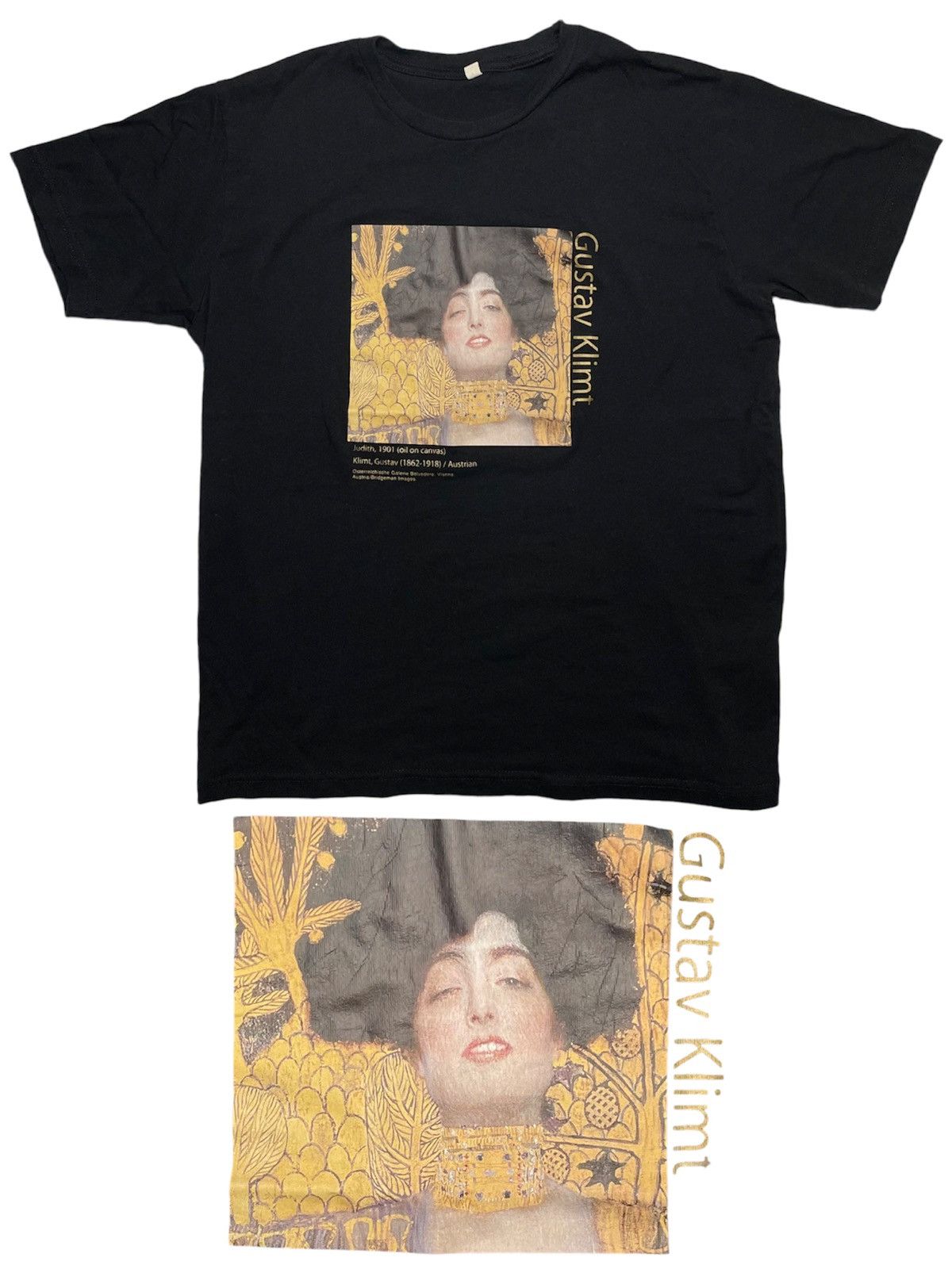 Vintage Vintage Gustav Klimt Vienna mural Judith 1901 Austria Size US M / EU 48-50 / 2 - 1 Thumbnail
